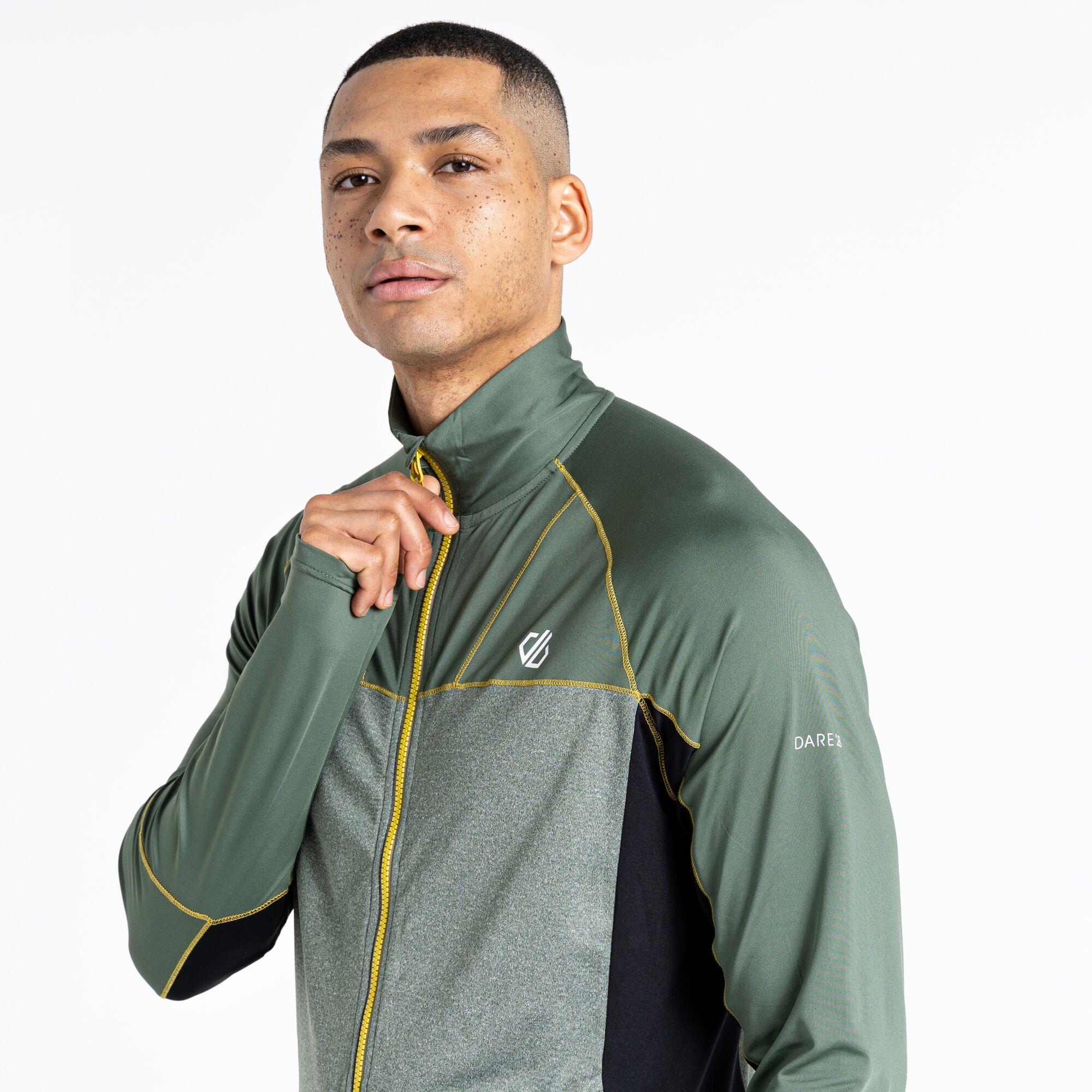 Dare2b Reformed II Core Stretch Mens Full Zip Sweater Run Charlie