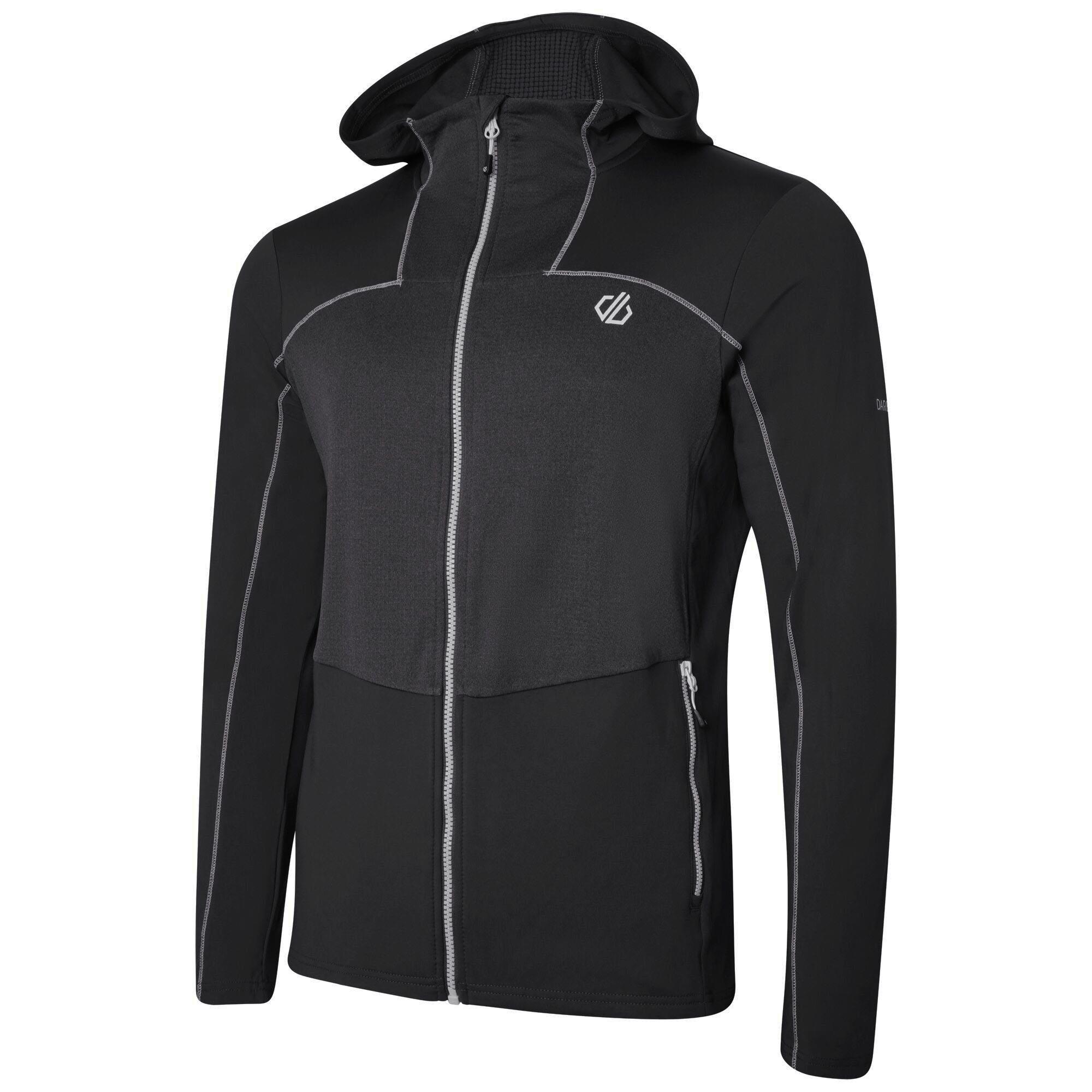 Dare2b Revive II Core Stretch Mens Full Zip Sweater Run Charlie