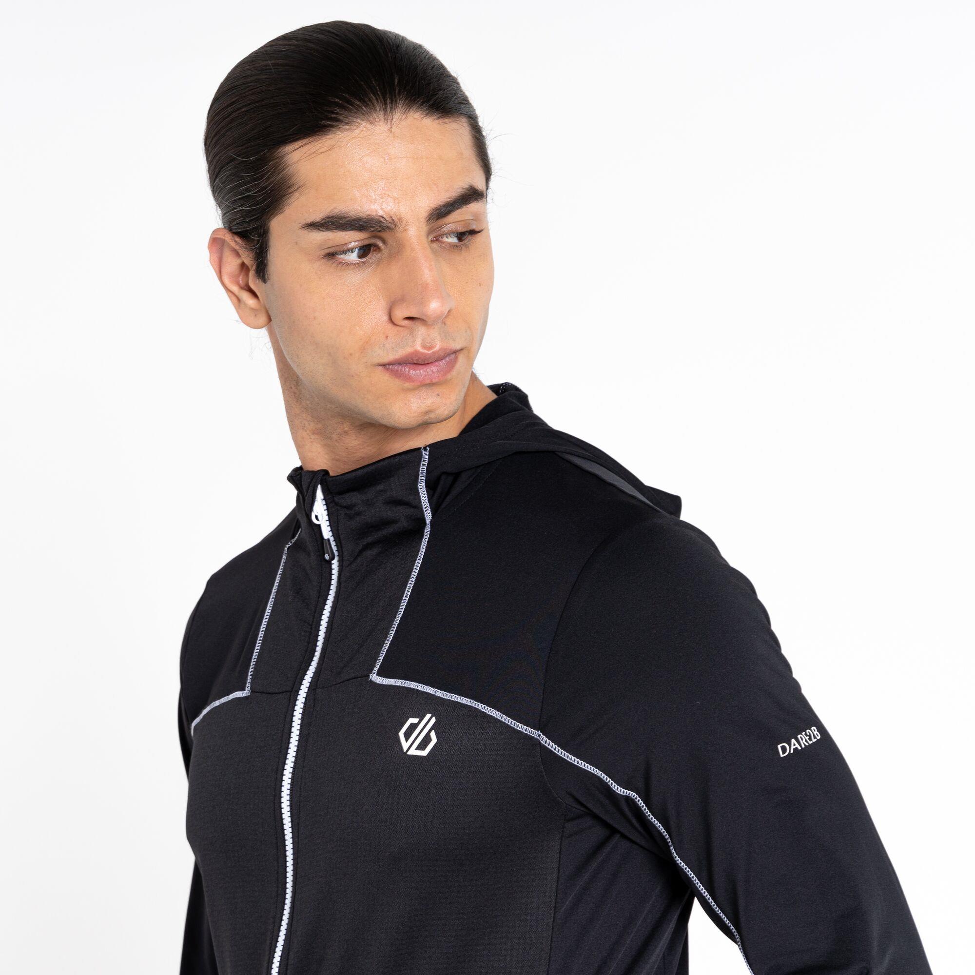 Dare2b Revive II Core Stretch Mens Full Zip Sweater Run Charlie