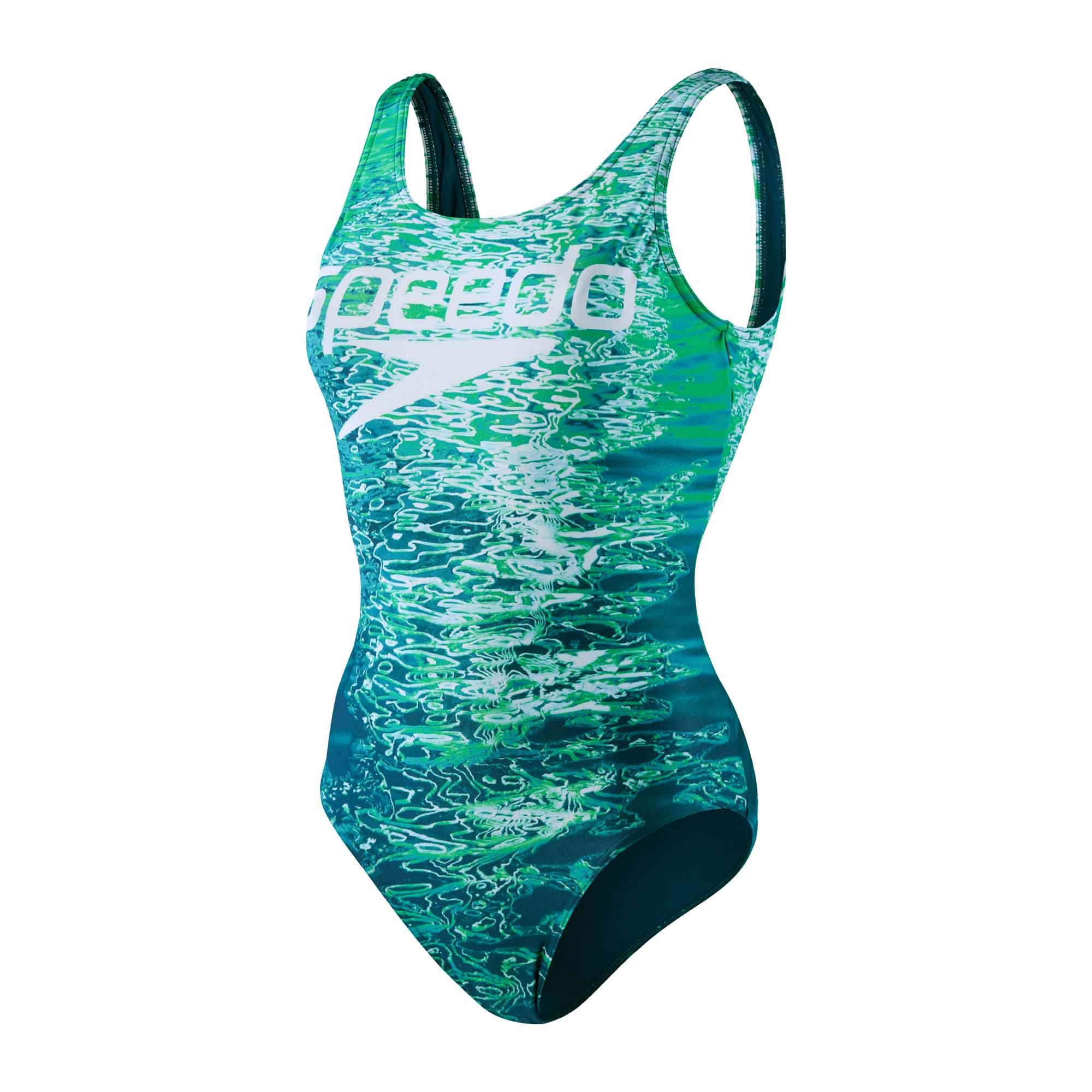 Speedo Digital Placement UBack Womens Swimsuit Run Charlie