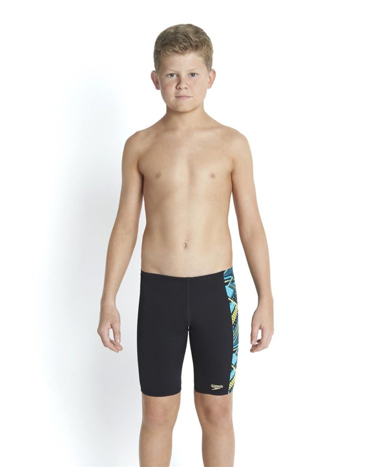 Speedo Boys Wavaweave Allover Panel Jammer Swim Shorts - Run Charlie 900