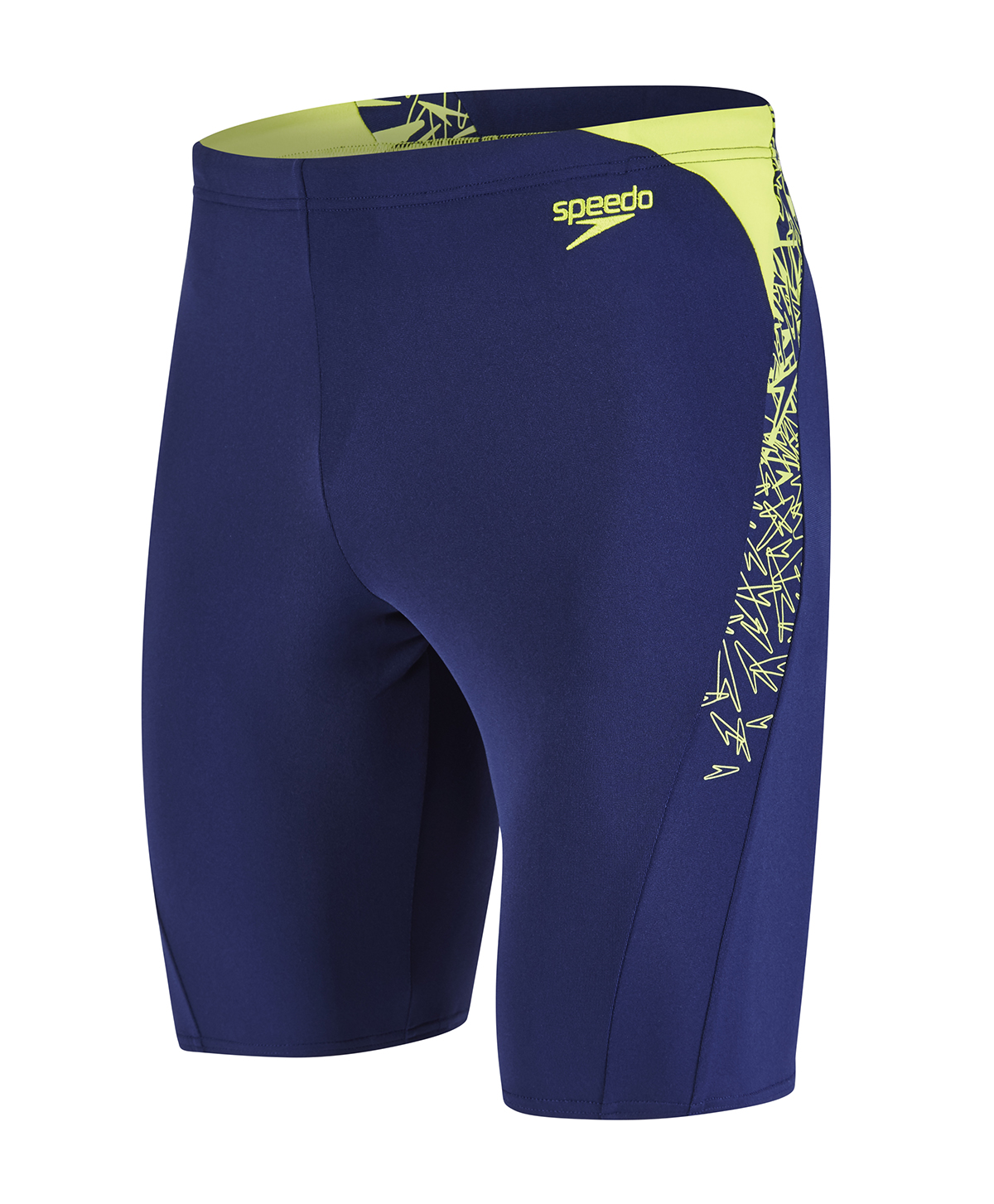 Speedo Boom Splice Jammer Men Navy Lime - Run Charlie