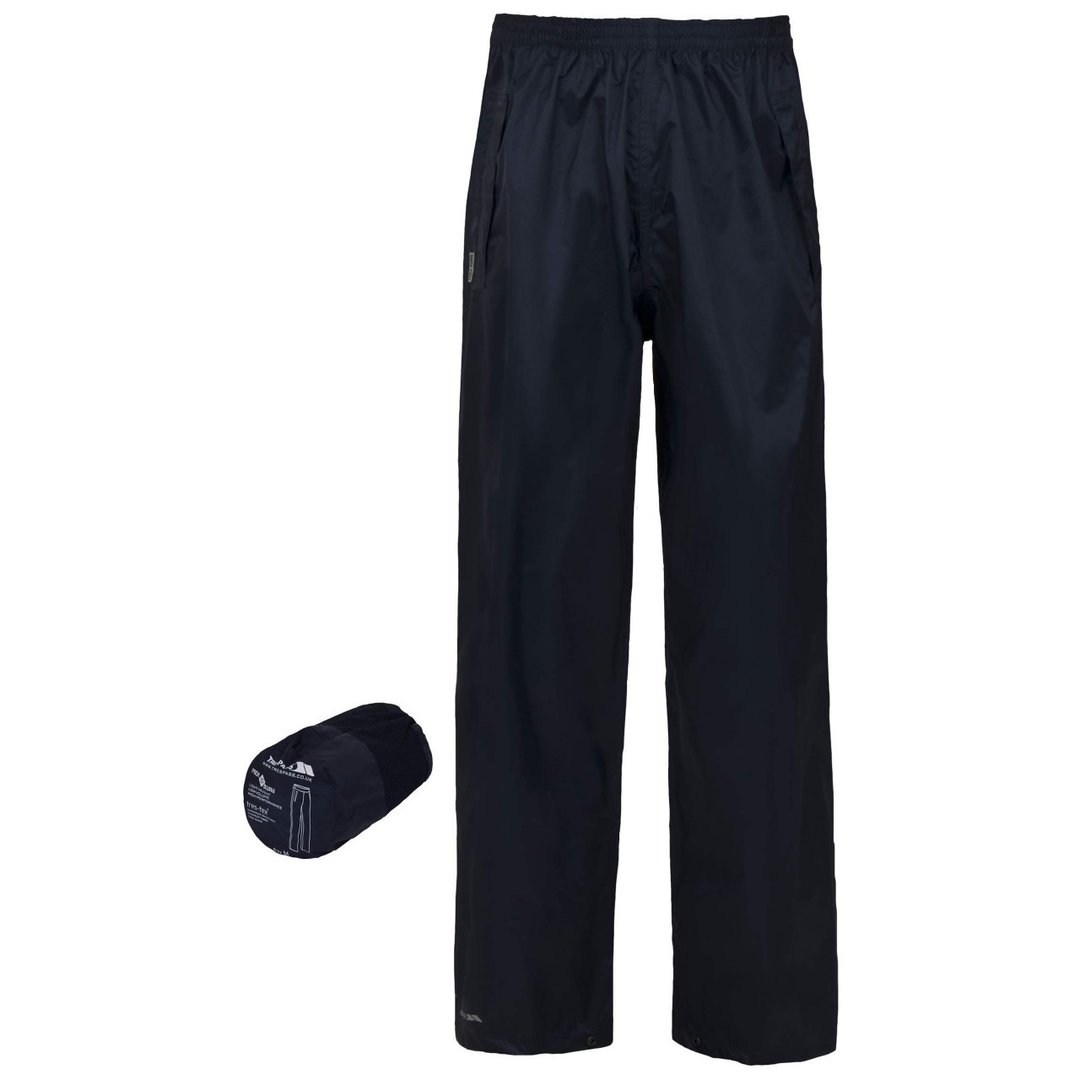 Trespass Packa Kids Waterproof Overtrousers Run Charlie