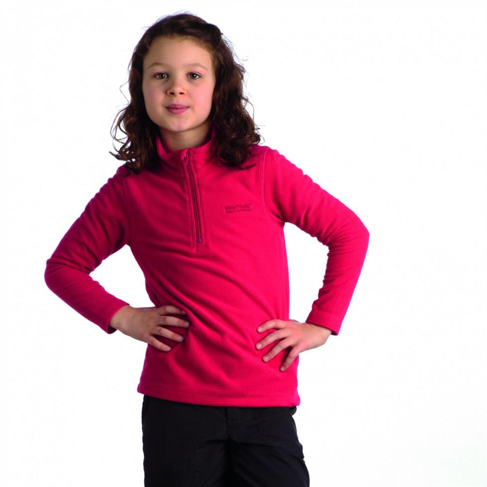 Regatta Girls Berty Fleece Jacket-Virtual Pink Size 3-4 