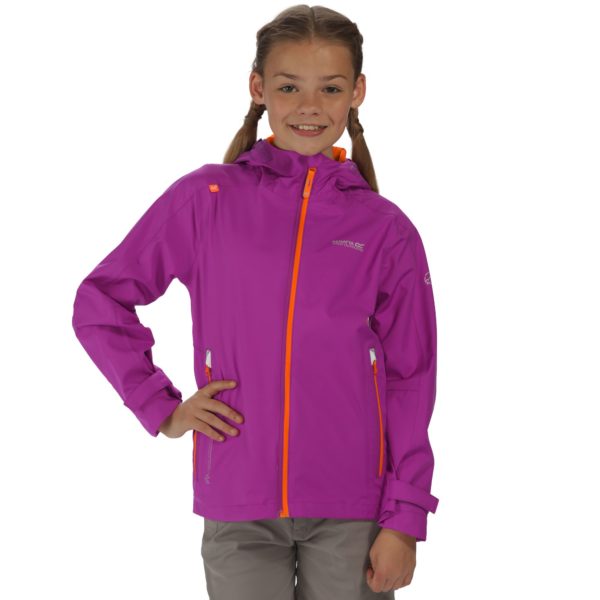 Regatta Hipoint Stretch II Junior Waterproof jacket Purple 