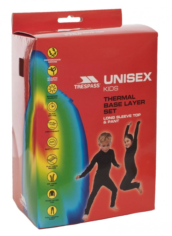 Trespass Kids Unite360 Warm Thermal Base Layer Set