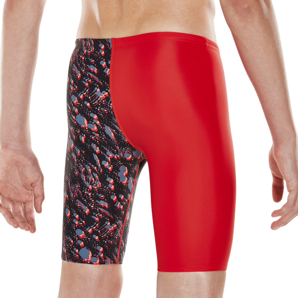 Speedo Paintblast Allover V Cut Panel Jammer Boys Run Charlie