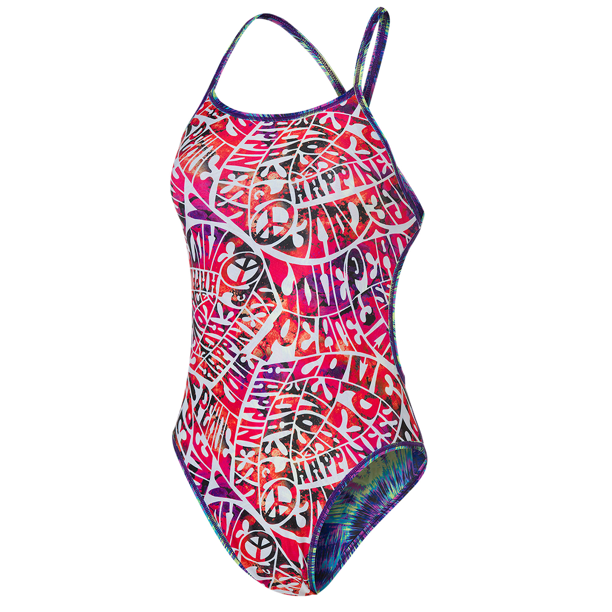 Speedo Flipturns Hippy Explosion Flip Reverse Youth Womens Swimsuit ...