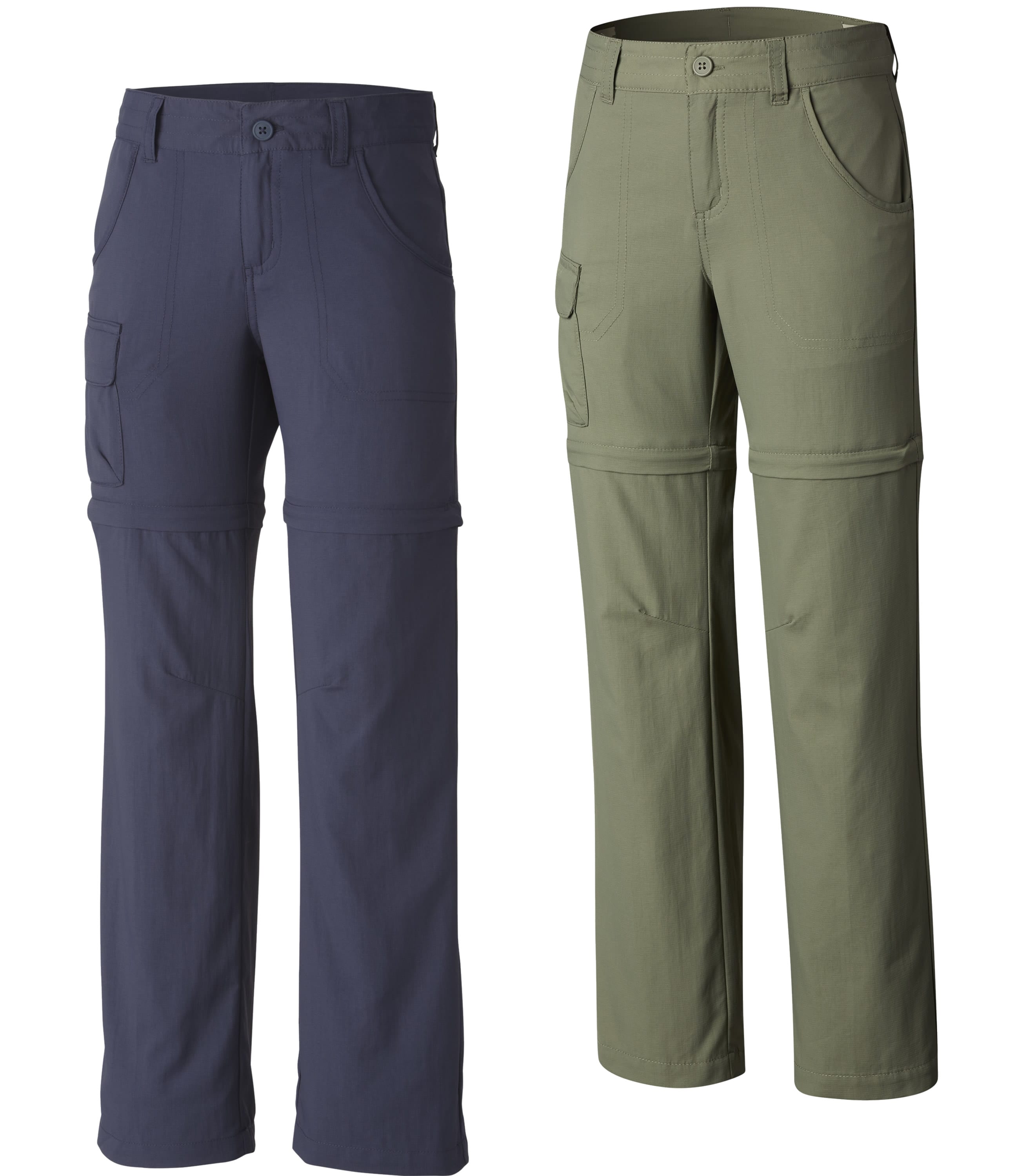 Columbia Silver Ridge III – Pantaloni Convertibili Da Ragazzo – Taglia 2X-Small/S – Tecnologia Omni-Wick E Protezione Solare UPF 30