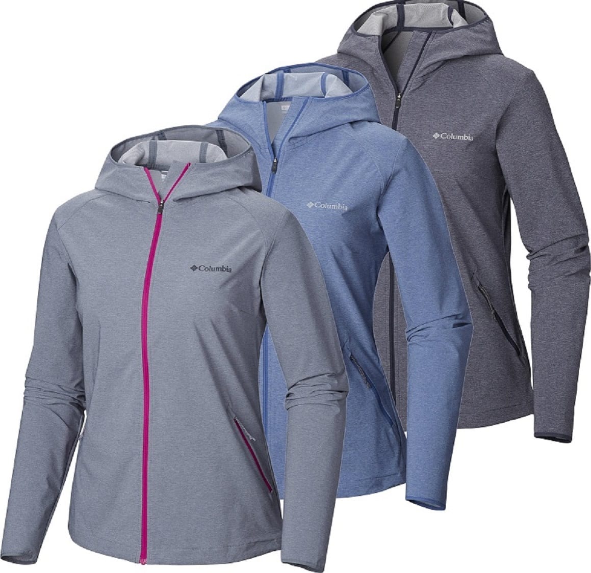 columbia heather canyon softshell jacket