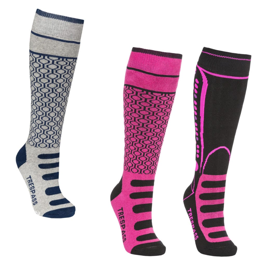 Trespass Concave Kids Ski Sock Run Charlie