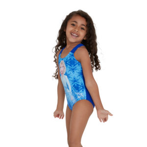 Speedo Disney Frozen 2 "Elsa" Digital Placement Girls Swimsuit