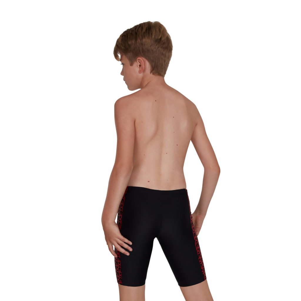 Speedo Boomstar Splice Boys Jammer Black/Red Run Charlie
