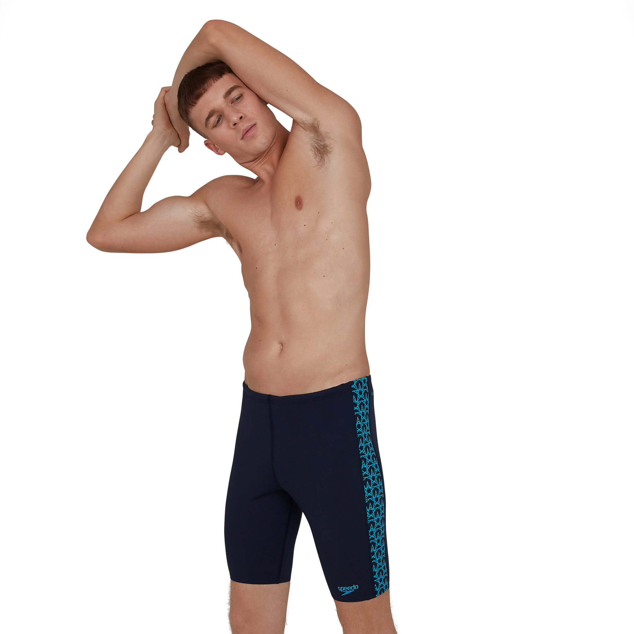 Speedo BoomStar Splice Mens Jammer Navy/Blue Run Charlie
