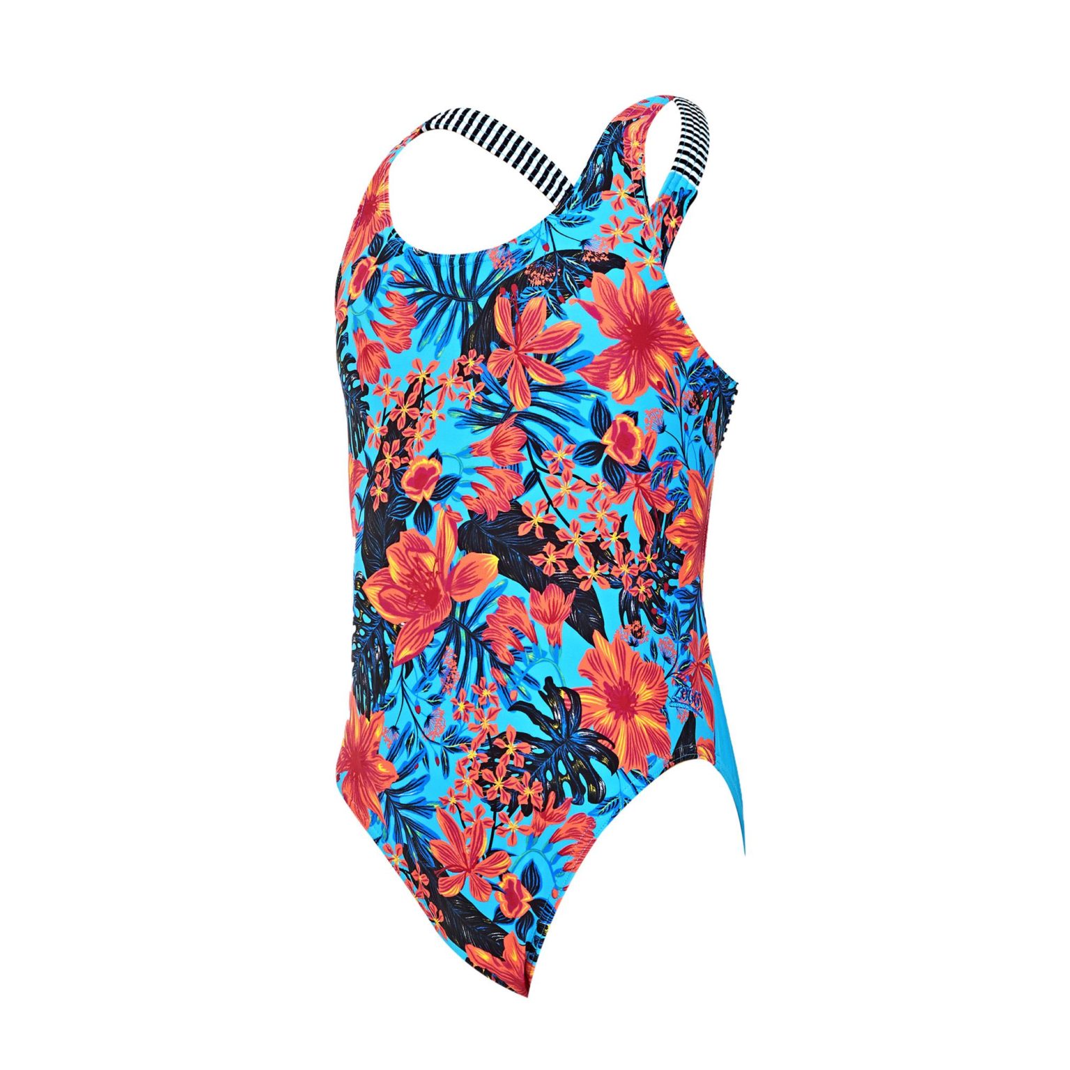 Zoggs Wunderlust Girls Rowleeback Swimsuit Run Charlie