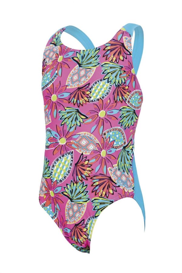 Zoggs Girls Crown Glory Double Crossback Swimming Costume Zoggs Girls Crown Glory Double Crossback Swimming Costume
