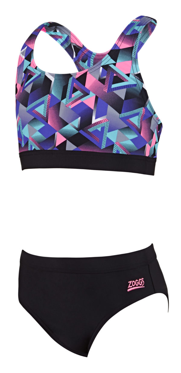Zoggs Kitch Chaos Muscle Girls 2 Piece - Run Charlie