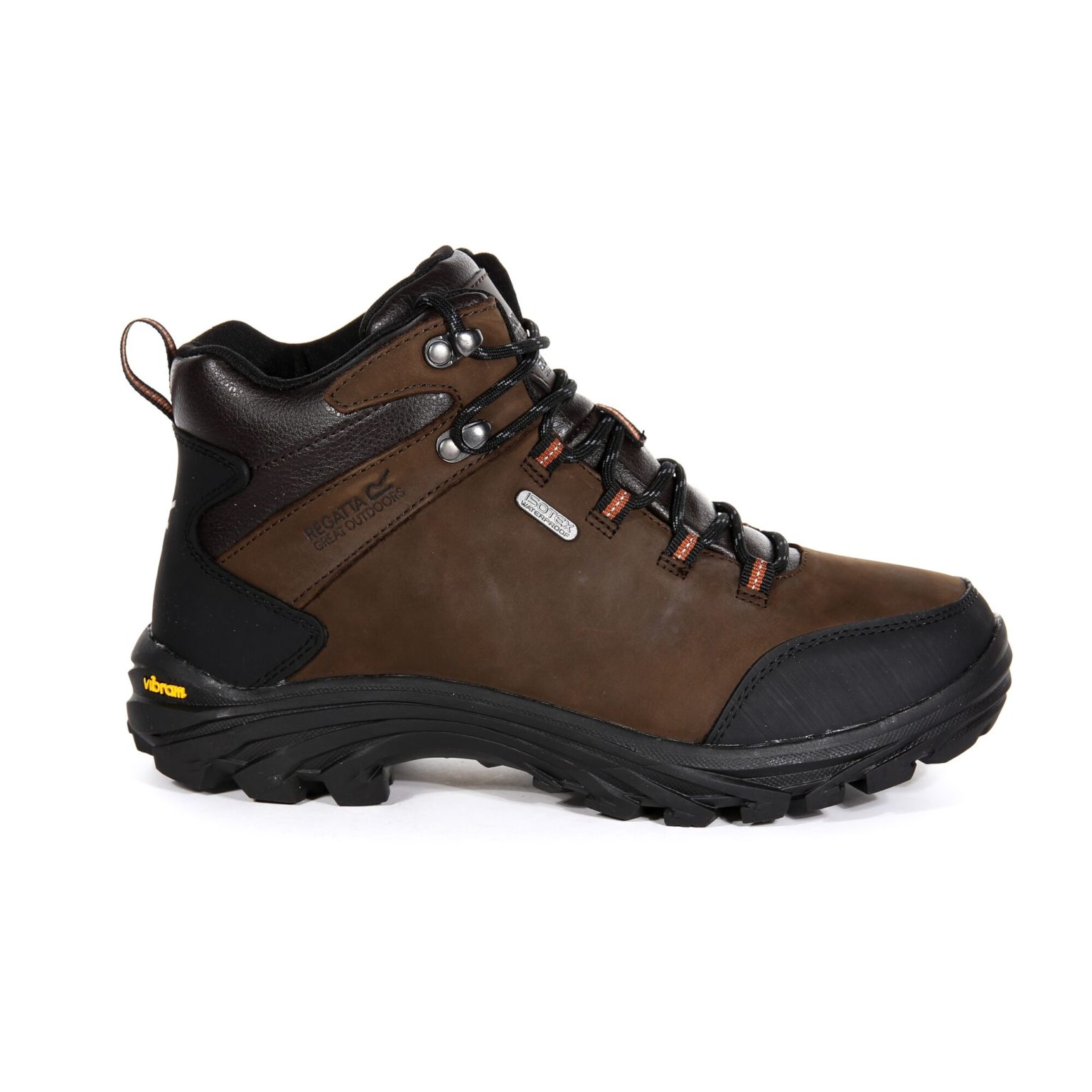 Regatta Burrell Leather Mens Walking Boots Run Charlie