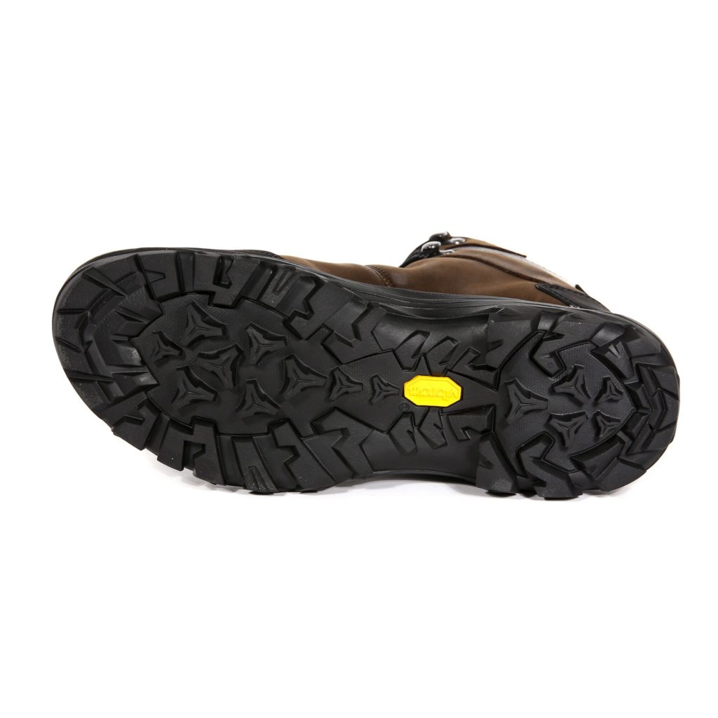 men's burrell leather vibram walking boots peat