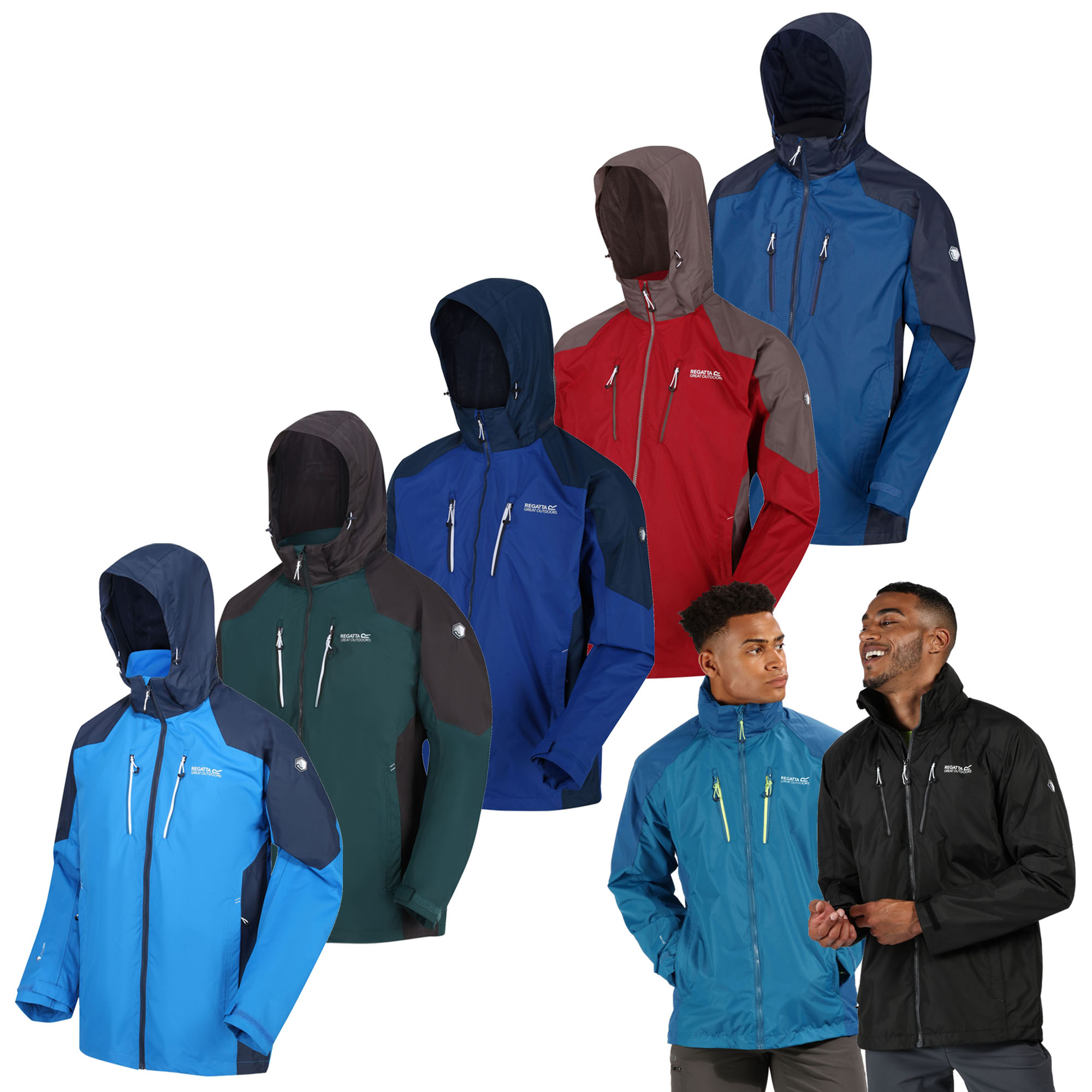 Regatta Calderdale III Mens Waterproof Jacket Run Charlie