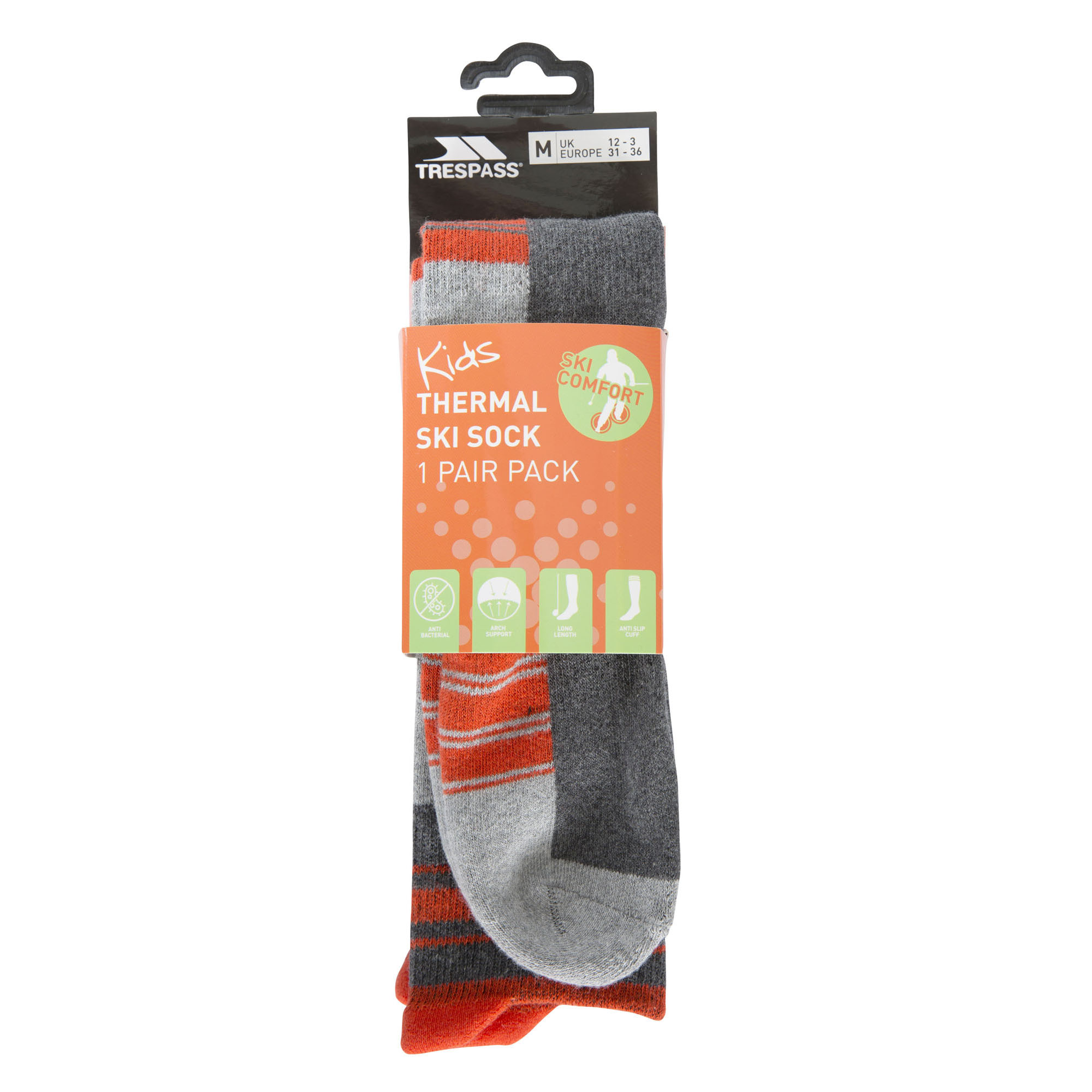 Trespass Lizuna Kids Ski Socks Run Charlie
