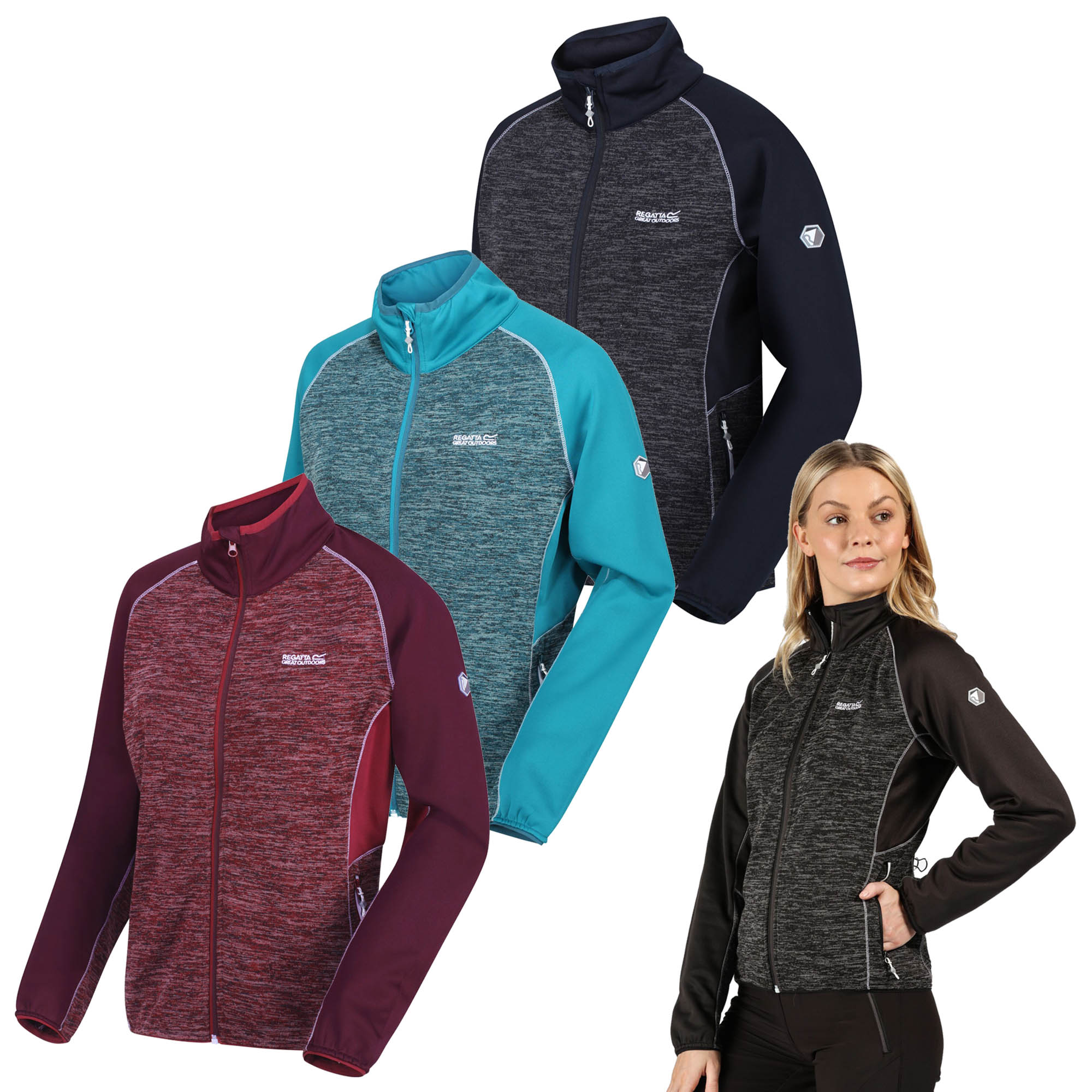 Regatta Lindalla Womens Full Zip Fleece - Run Charlie