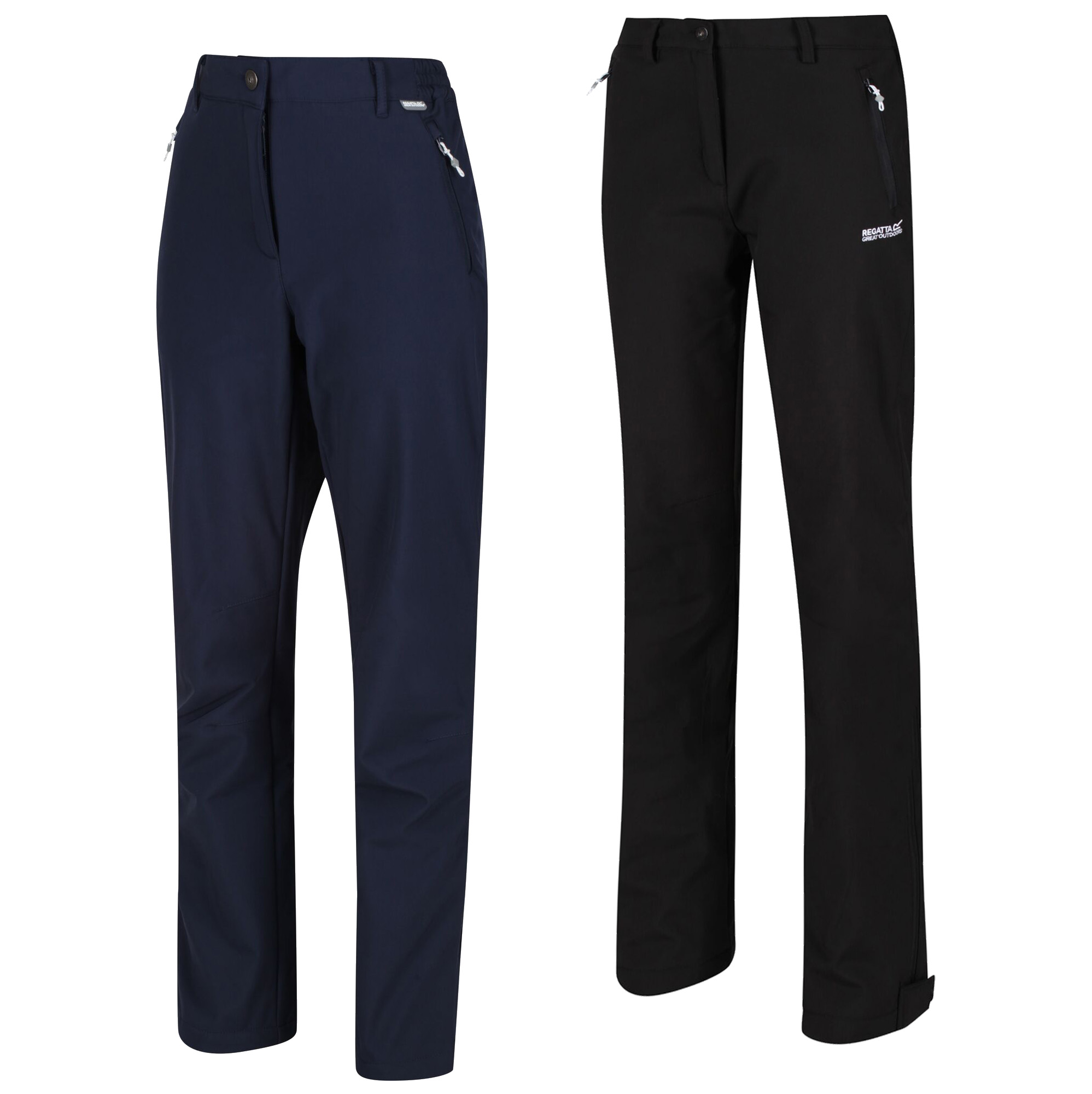 Women's Geo II Softshell Walking Trousers - Black