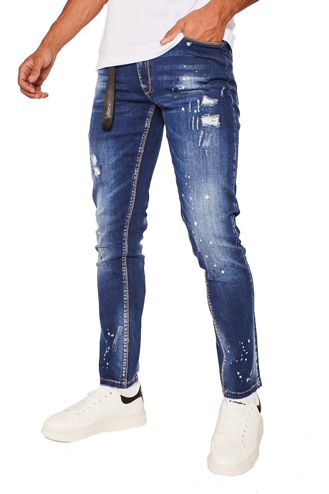 B Couture Hatton Cross Mens Jeans - Run Charlie