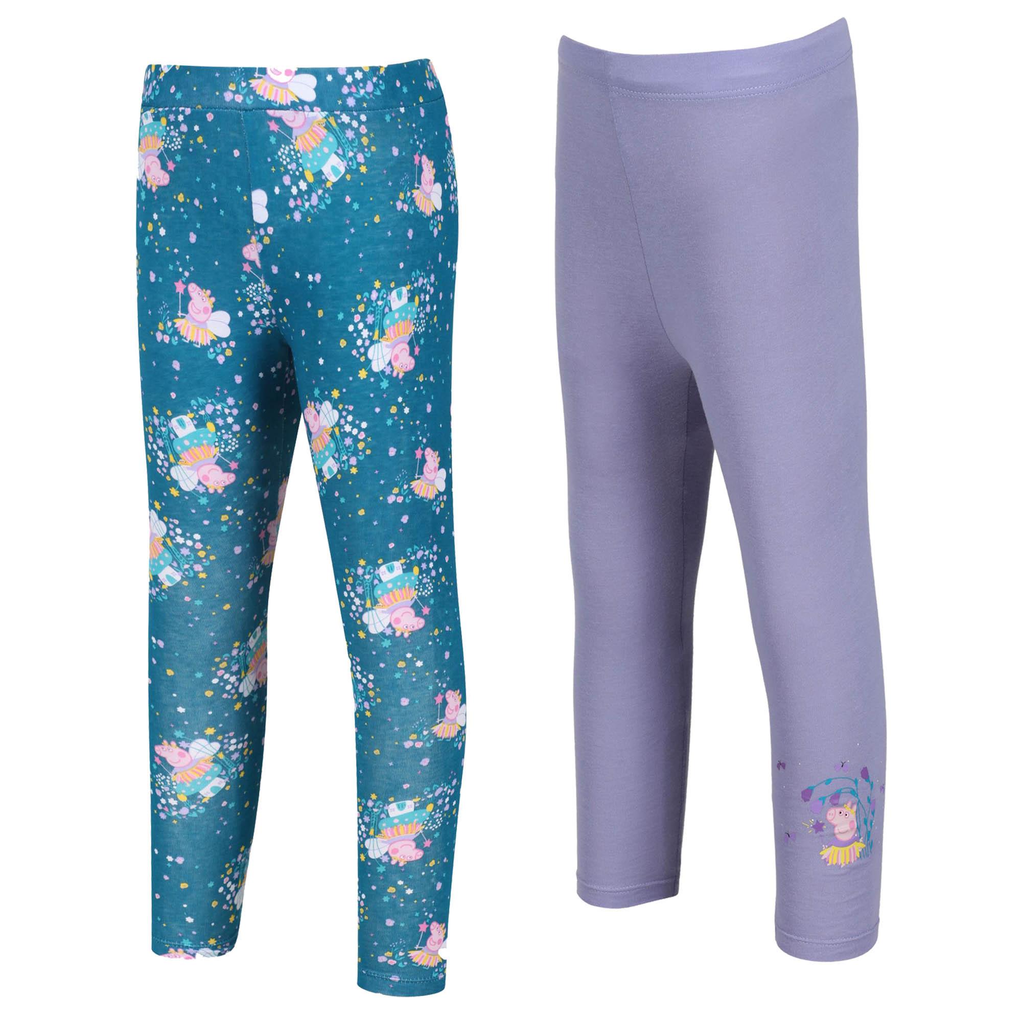 Peppa Pig Girls Leggings 2 Pack