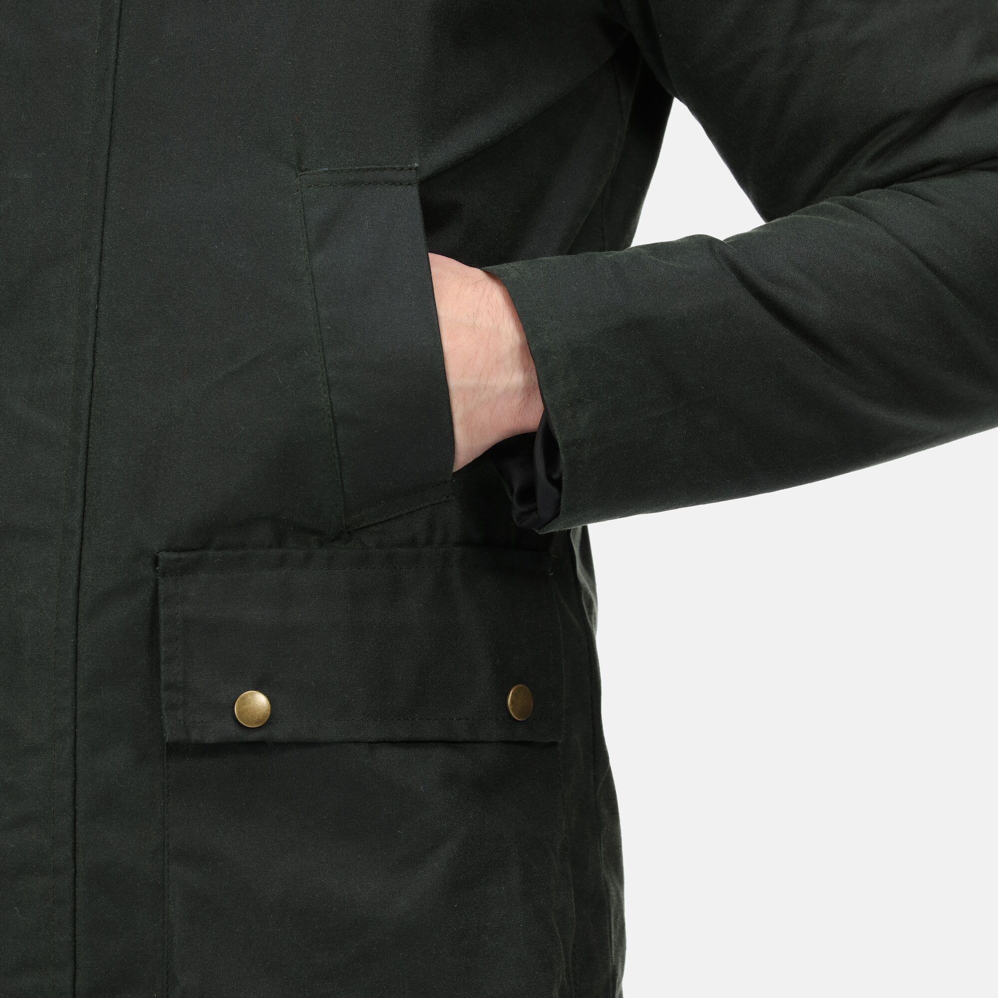 Regatta Pensford Mens Wax Jacket Run Charlie