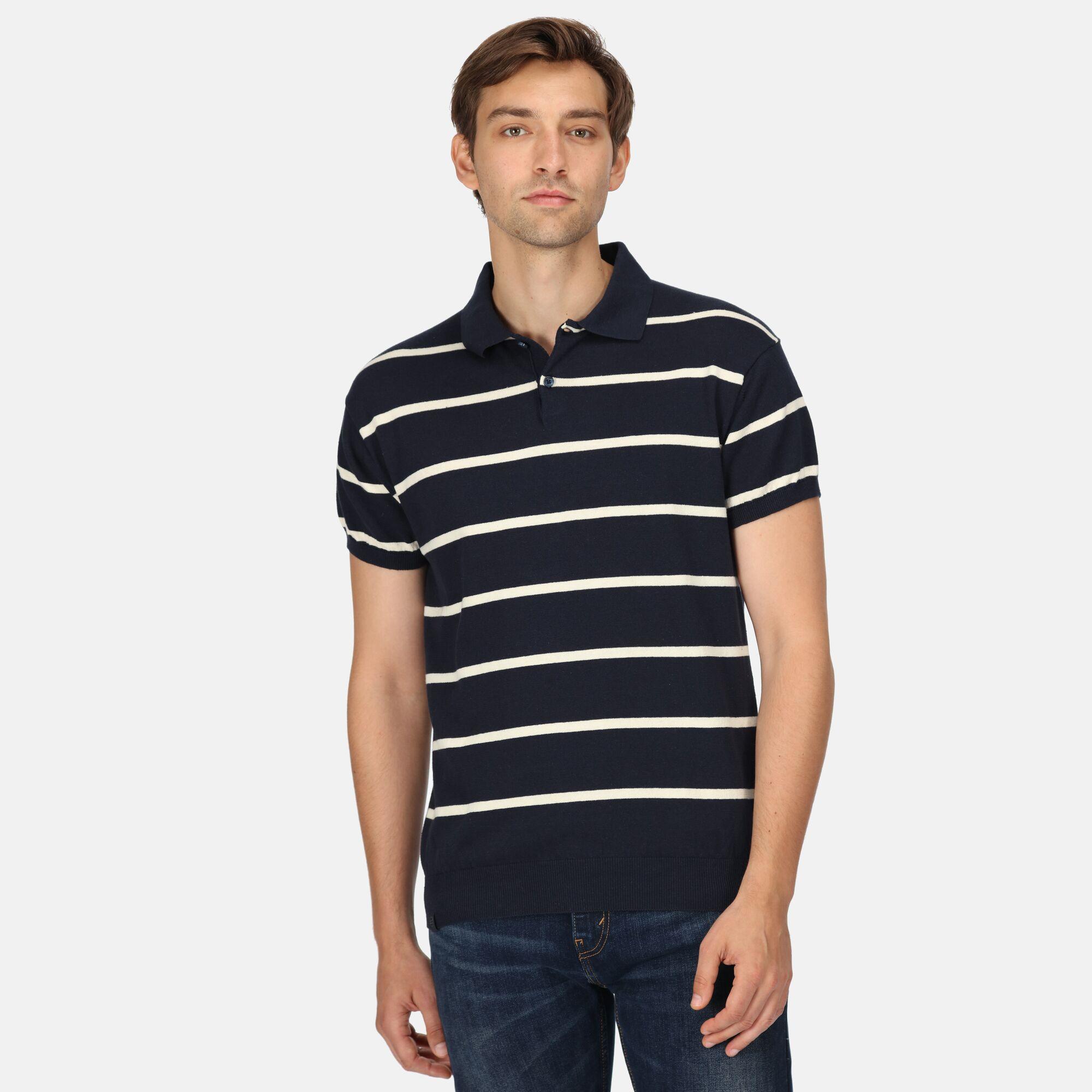 Regatta Arkose Mens Knitted Polo Shirt Run Charlie