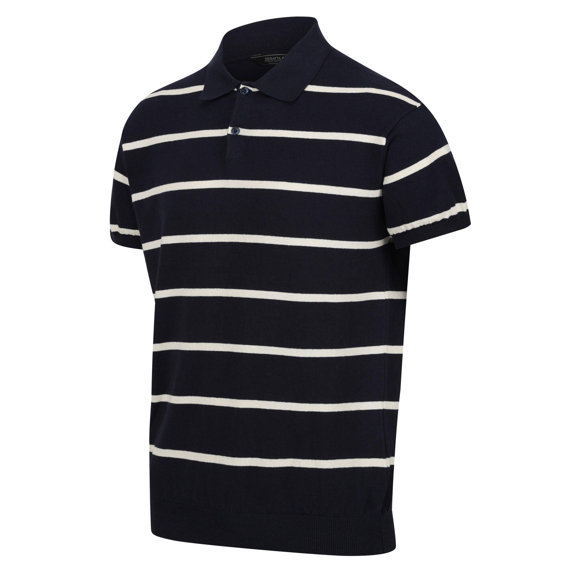 Regatta Arkose Mens Knitted Polo Shirt Run Charlie