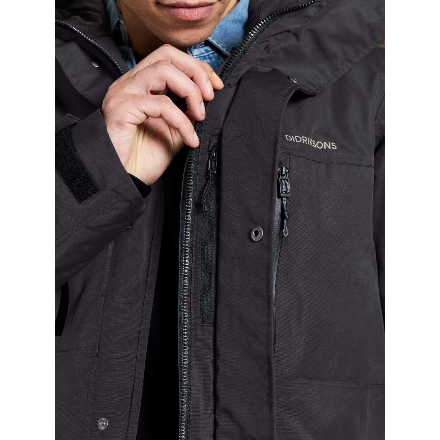 Didriksons Marco 3 Mens Parka - Run Charlie