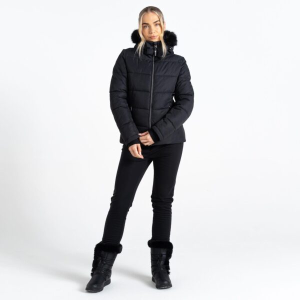 Dare 2b Glamourize IV Giacca Da Sci E Snowboard Donna – Imbottita, Impermeabile Ared 10.000, Con Cappuccio In Pelliccia Sintetica Staccabile