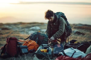 packing rucksack