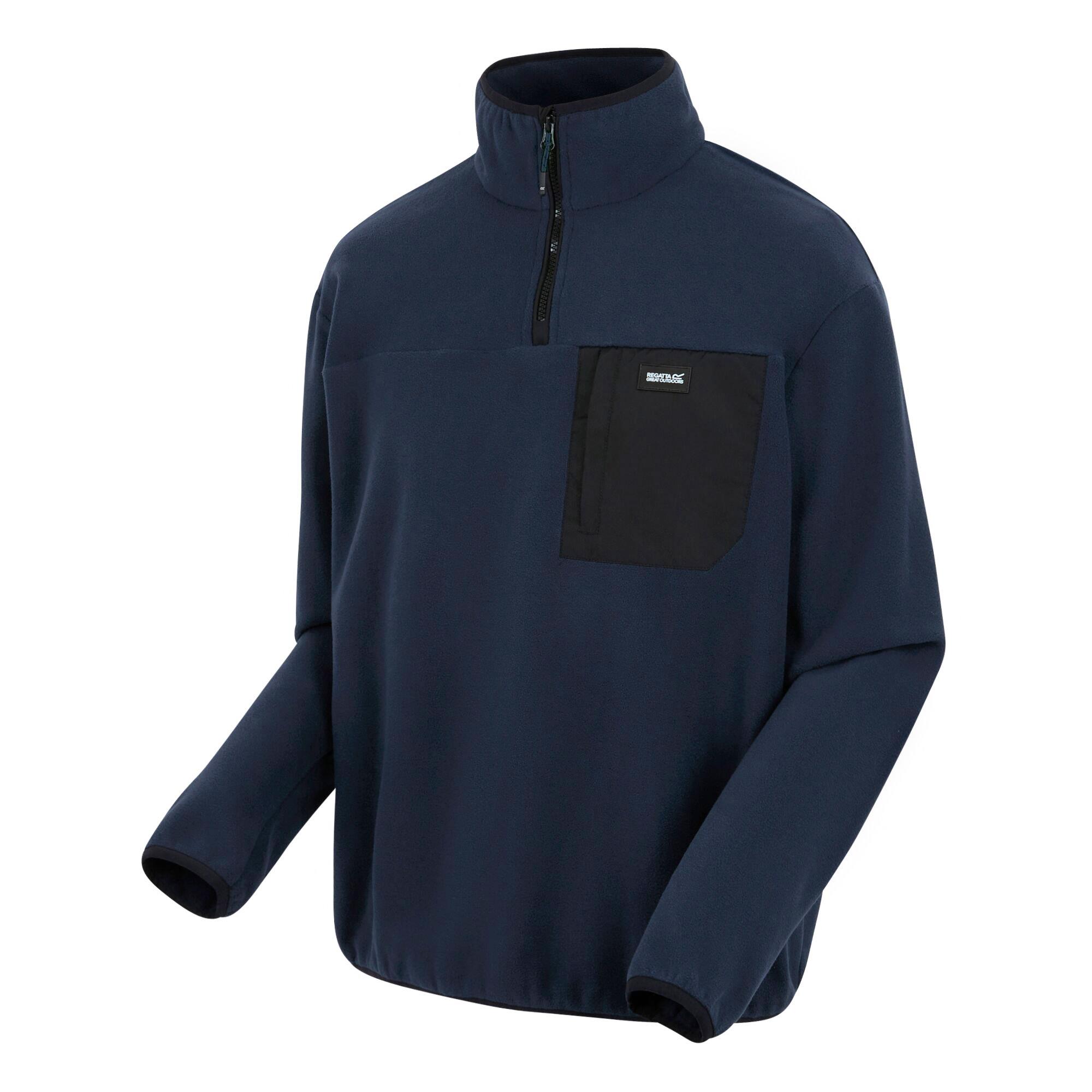 Regatta Men's Hi-Vis Half Zip Fleece Jacket – Professional High Visibility Work Fleece