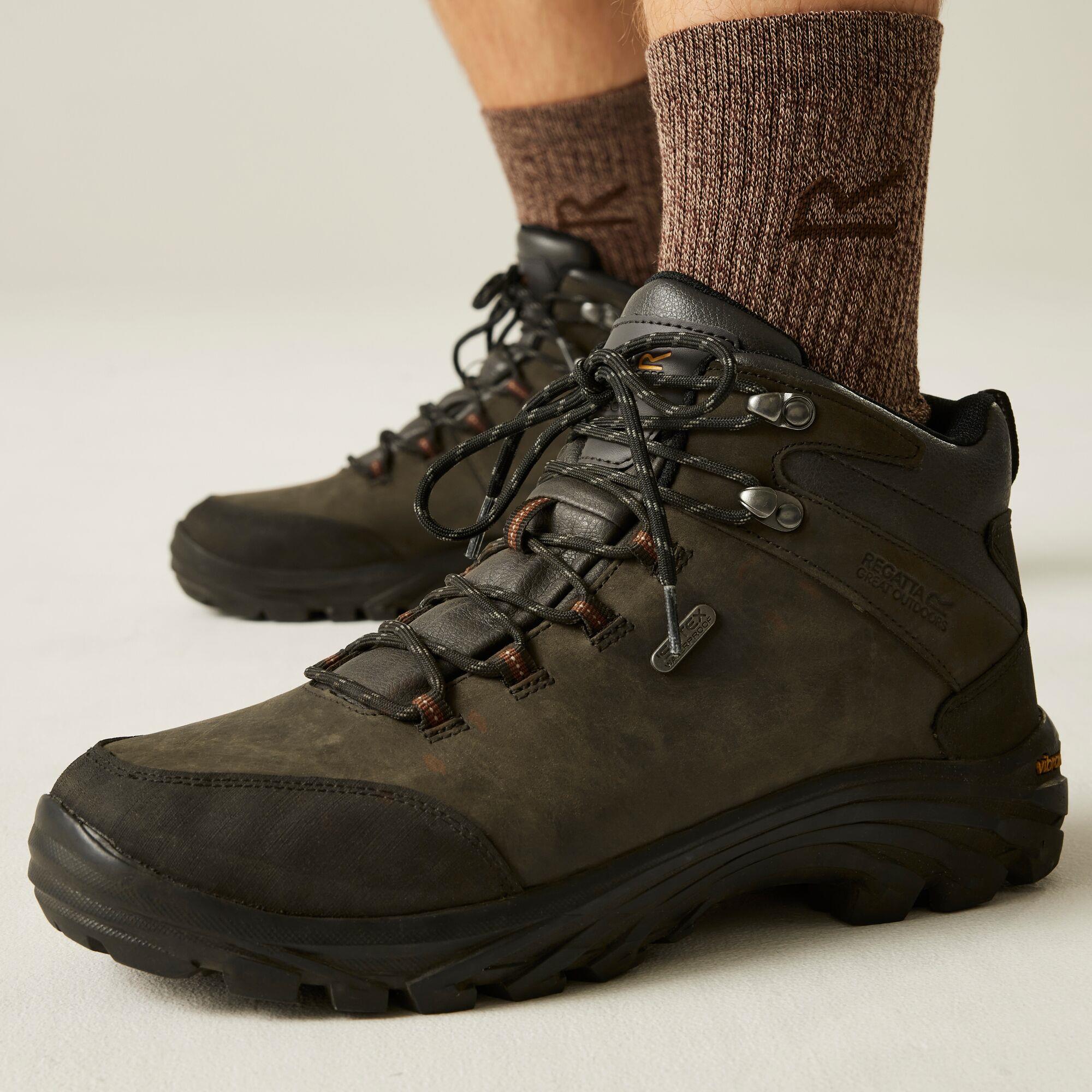 Regatta Burrell Leather Mens Walking Boots - Image 9