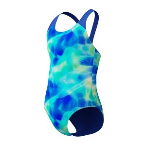 Speedo Girls Printed Splashback Swimsuit