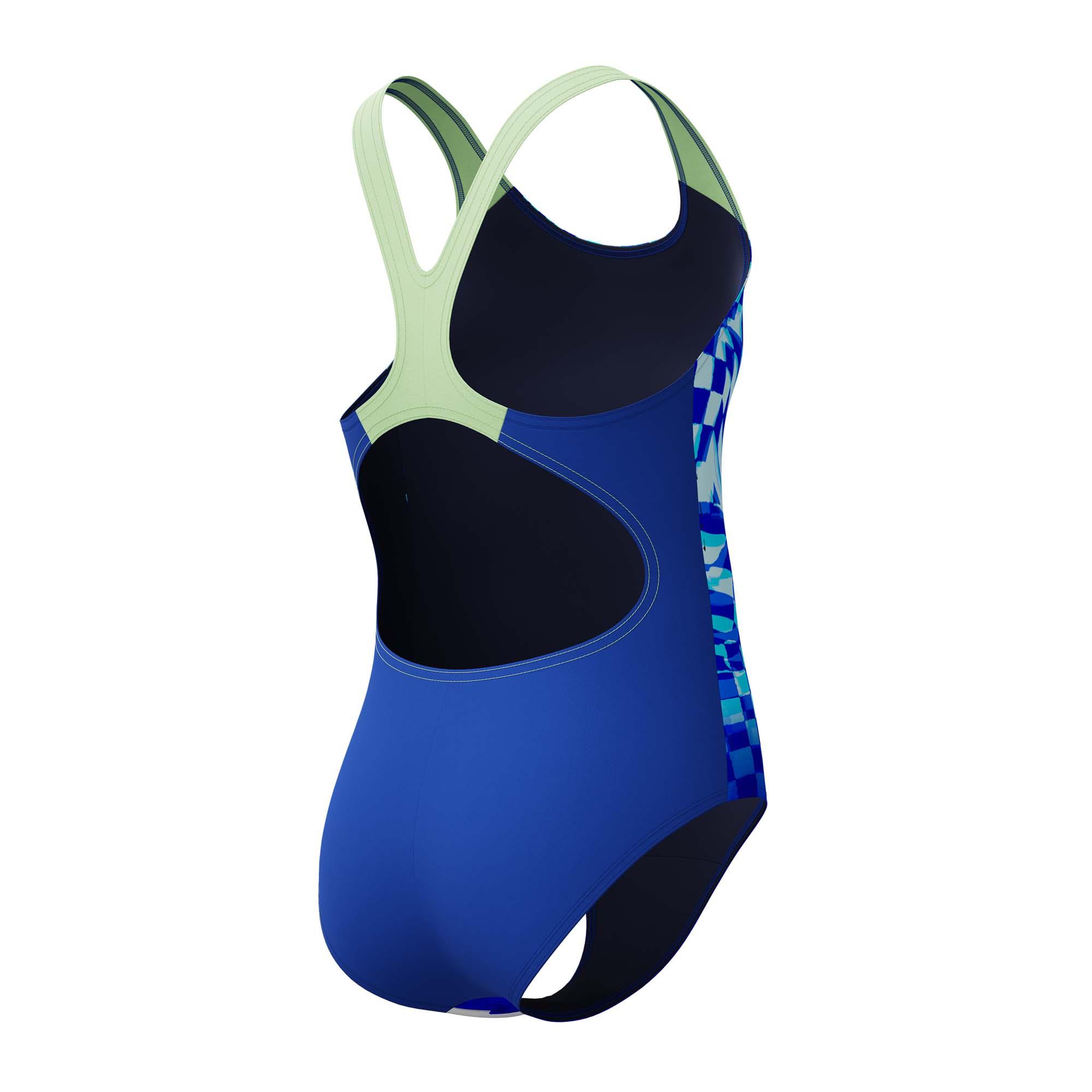 Speedo Girls Printed Splashback Swimsuit - Image 4