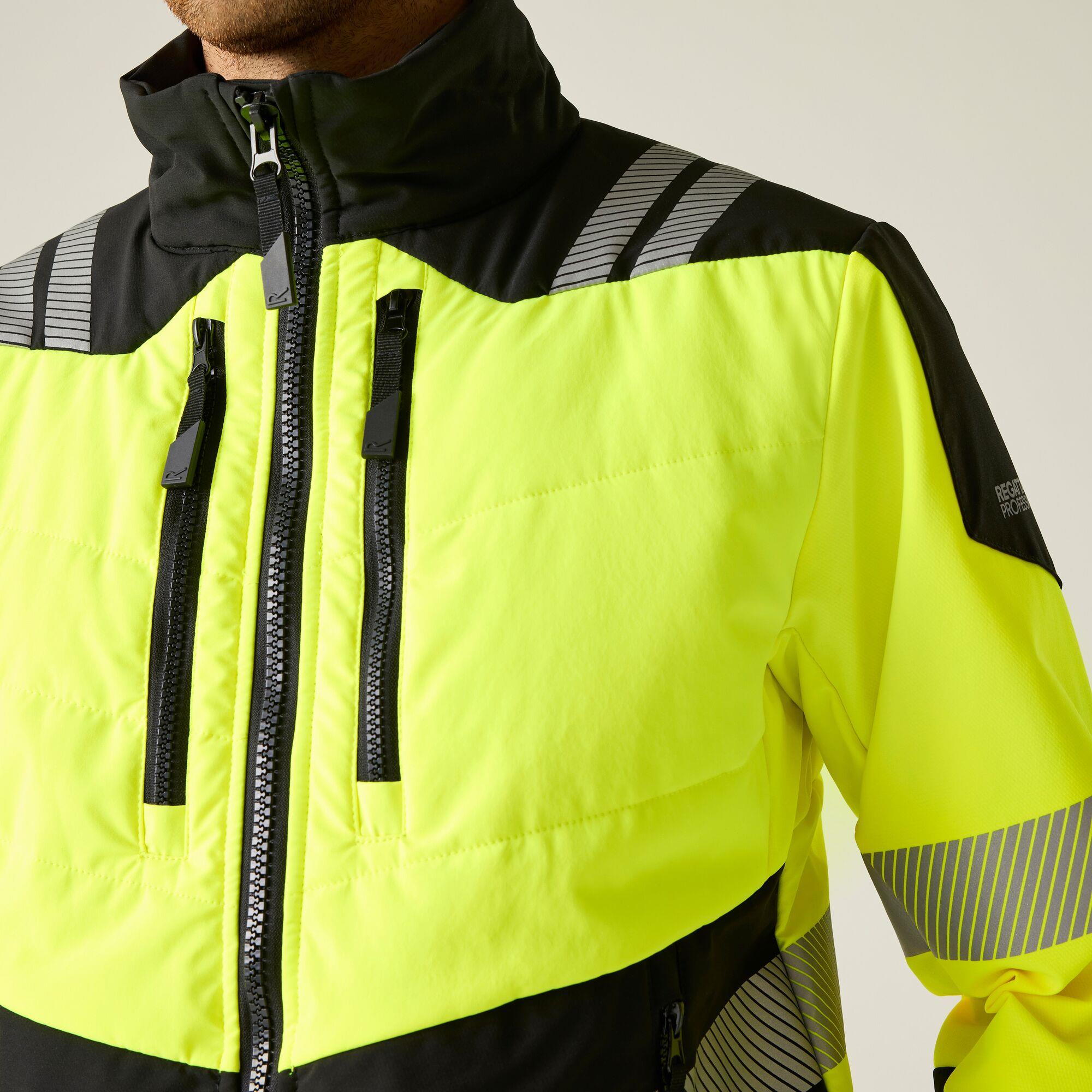 Regatta Mens Hi-Vis X-Pro Hybrid Jacket - Class 2 - Image 4