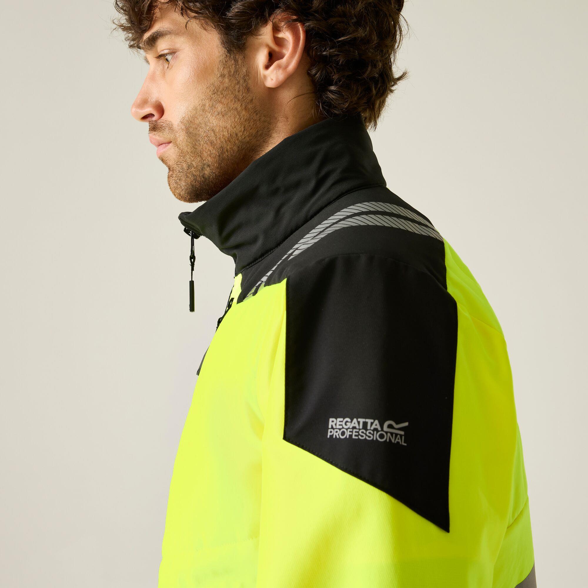 Regatta Mens Hi-Vis X-Pro Hybrid Jacket - Class 2 - Image 6