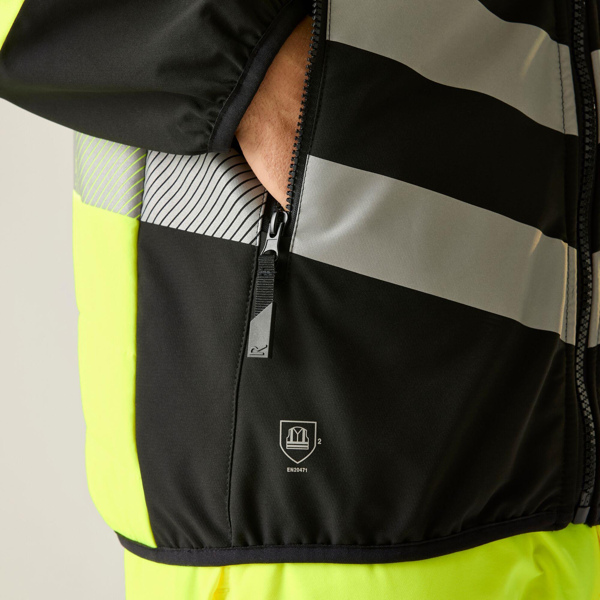 Regatta Mens Hi-Vis X-Pro Hybrid Jacket - Class 2 - Image 7