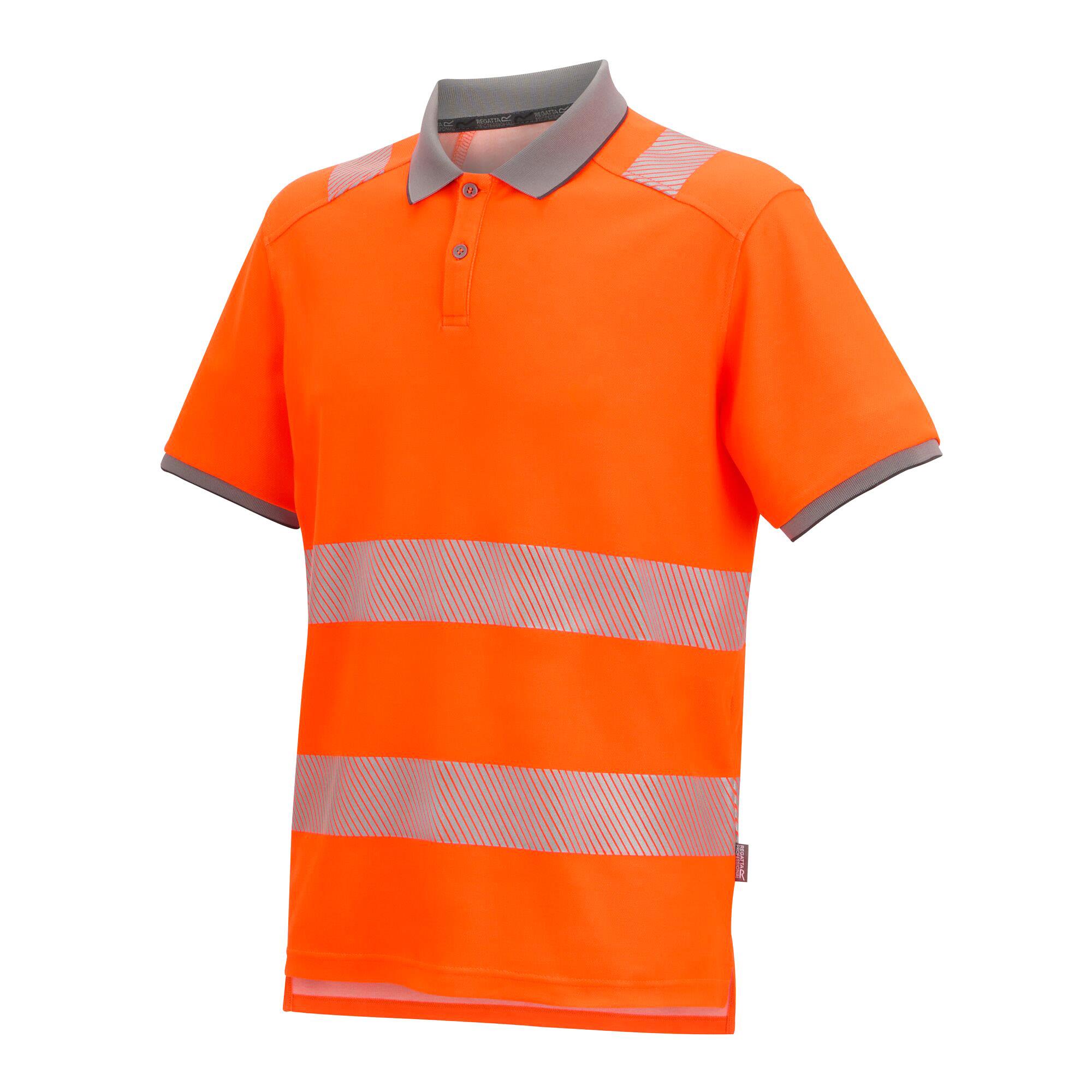 Regatta Mens Hi-Vis Pro Comfort Polycotton Polo Shirt - Image 5