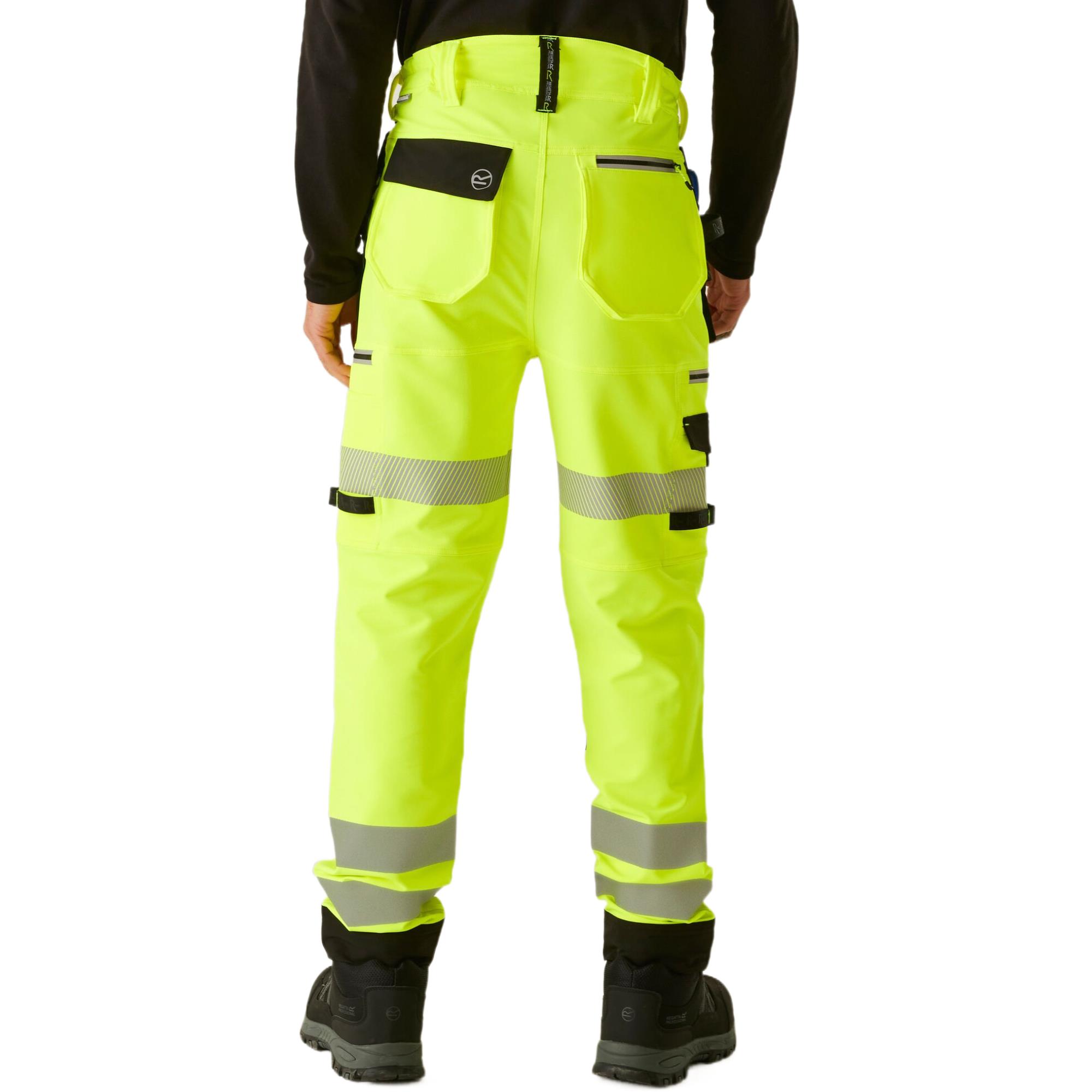 Regatta Mens Hi-Vis Infiltrate Stretch Holster Trousers - Image 2