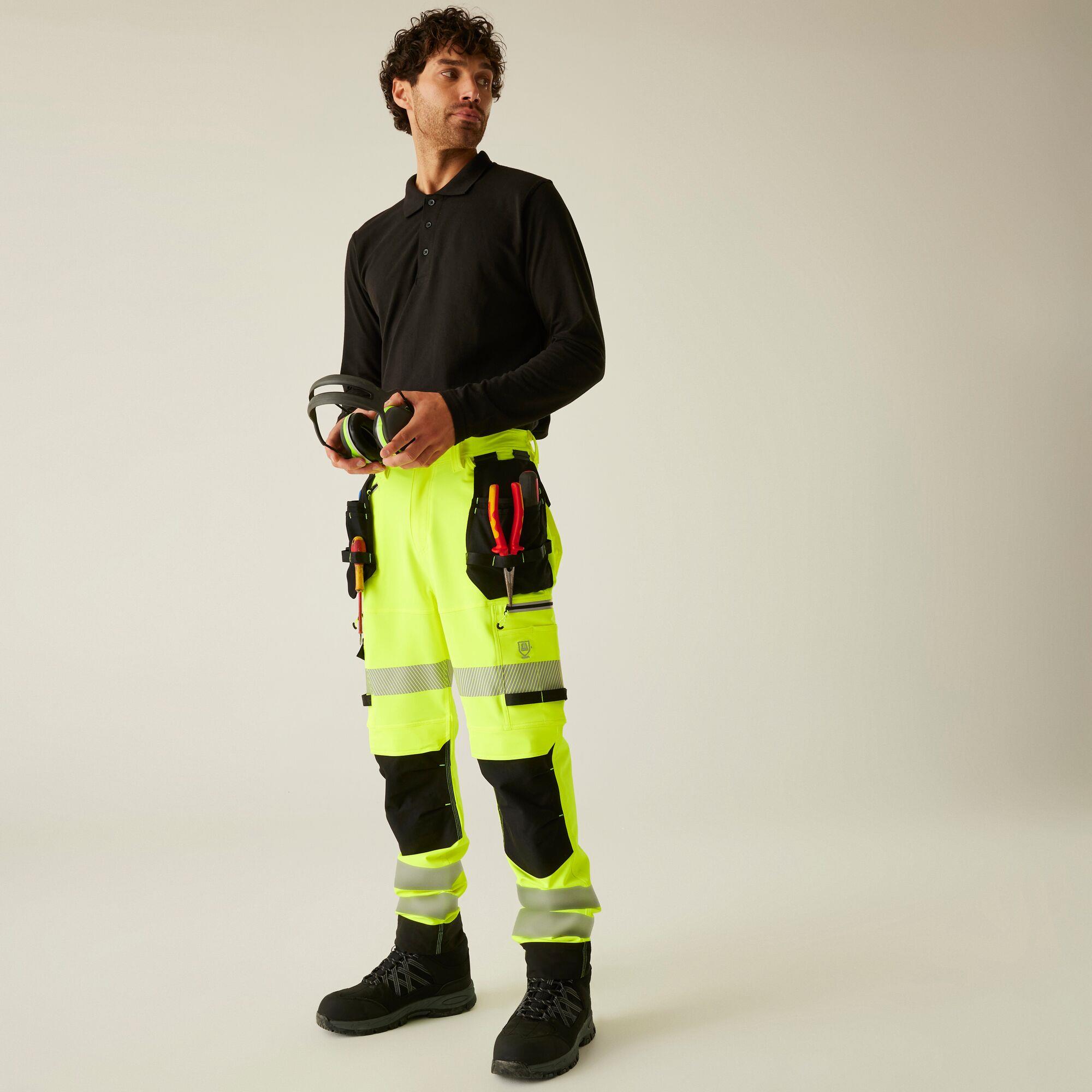 Regatta Mens Hi-Vis Infiltrate Stretch Holster Trousers - Image 3
