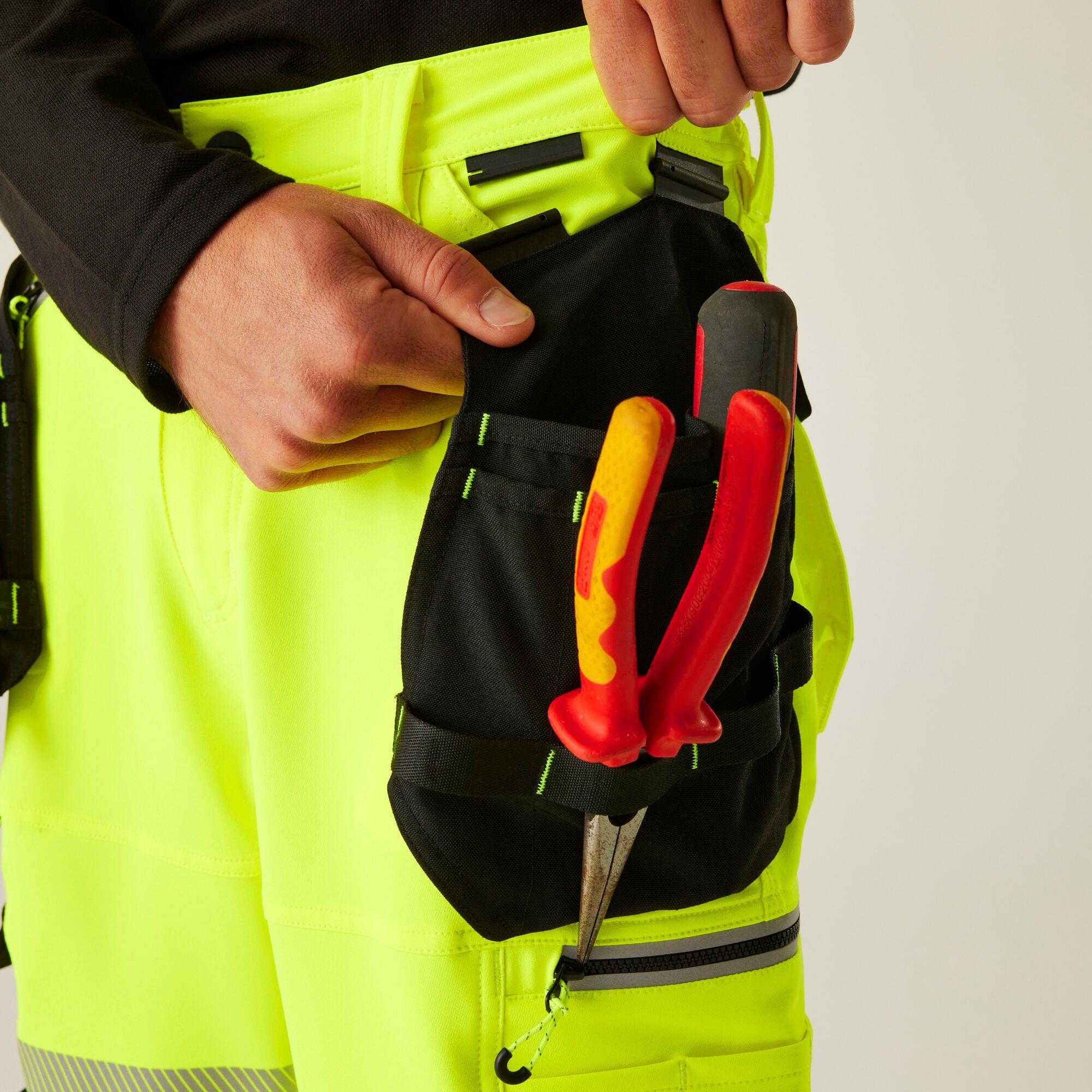 Regatta Mens Hi-Vis Infiltrate Stretch Holster Trousers - Image 4