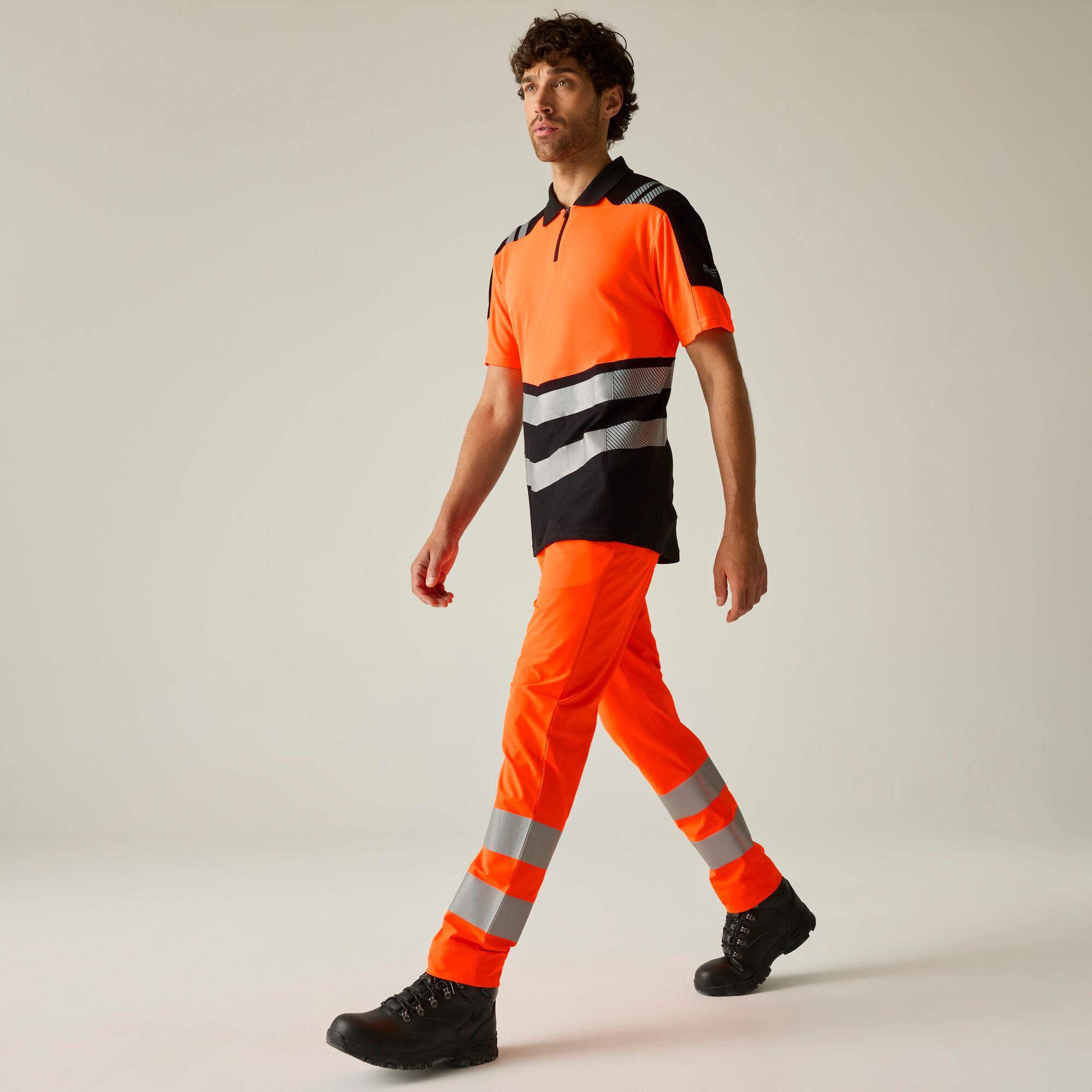 Regatta Mens Hi-Vis Pro Contract Stretch Action Trousers - Image 3