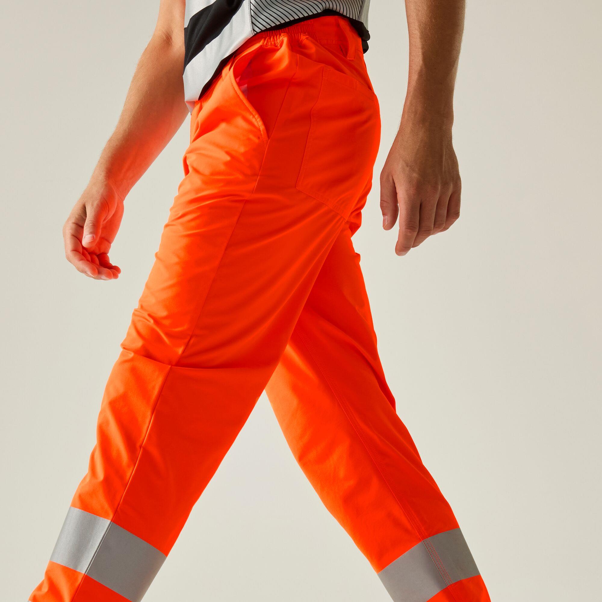 Regatta Mens Hi-Vis Pro Contract Stretch Action Trousers - Image 5
