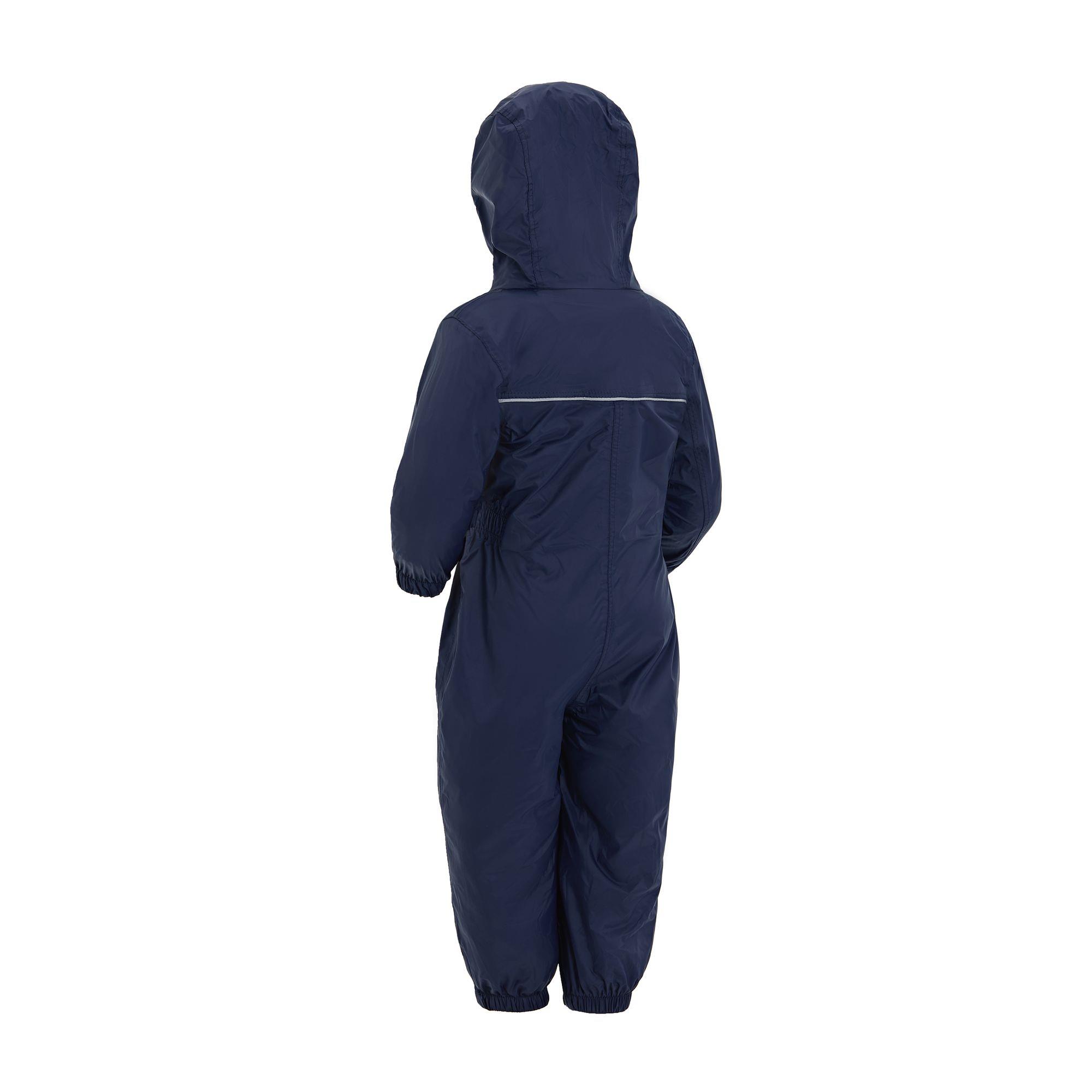 Regatta Puddle IV Kid's Waterproof Breathable All-in-one Suit - Image 2
