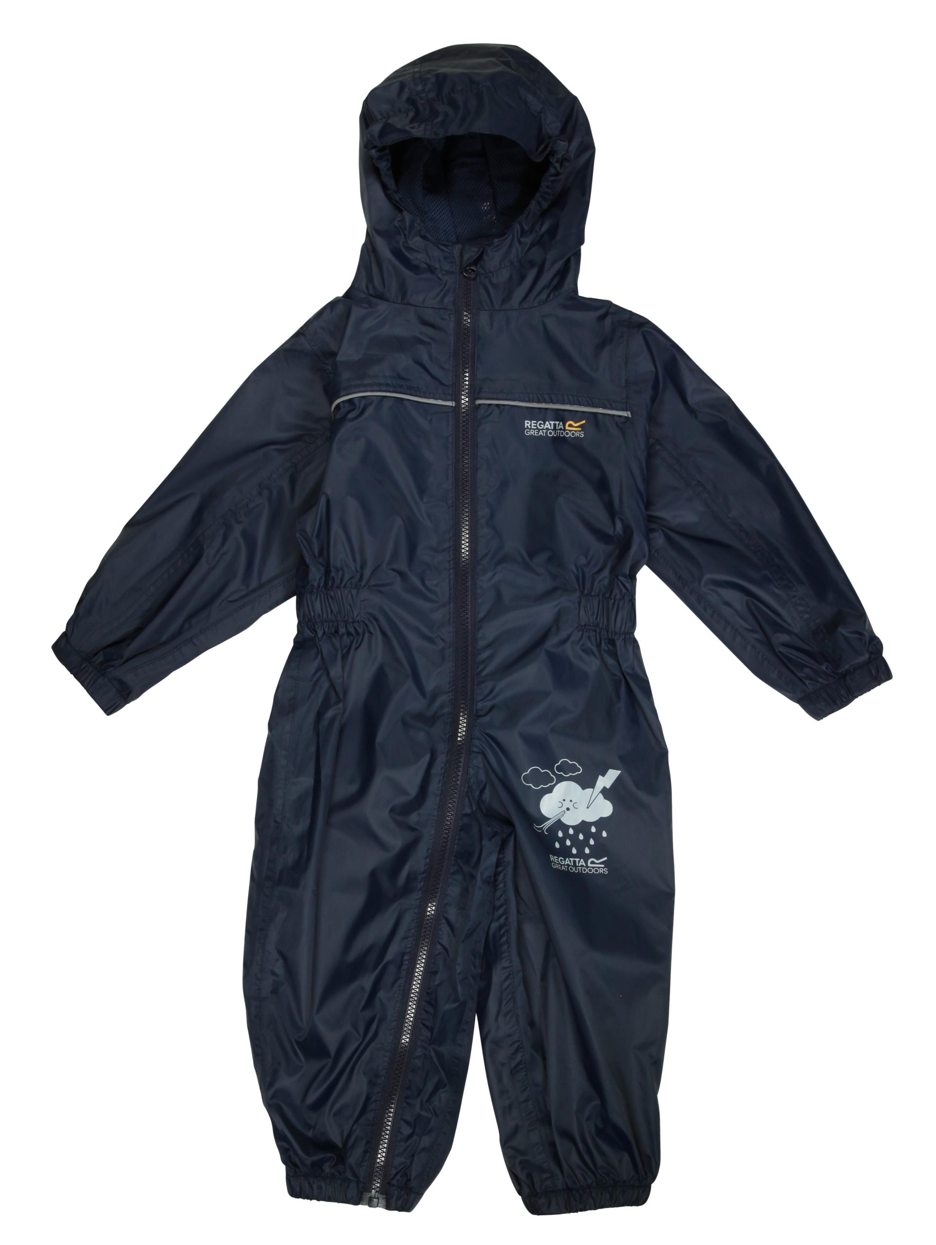 Regatta Puddle IV Kid's Waterproof Breathable All-in-one Suit - Image 5